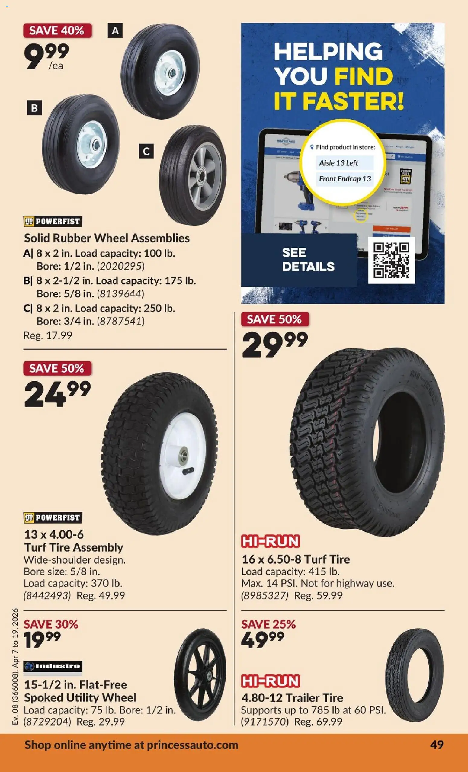 Princess Auto flyer valid from 07.04.2026 | Page: 55