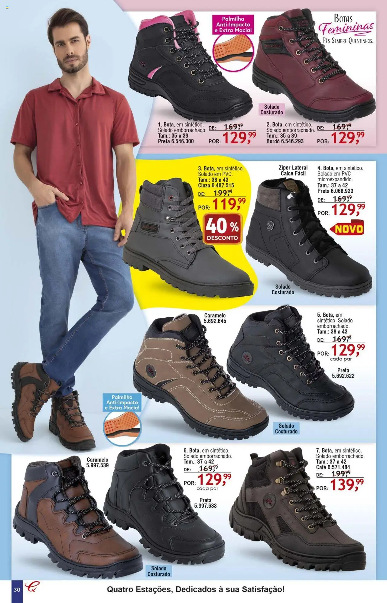 Quatro Estações Folheto - válido de 01.08.2025 | Página: 26 | Produtos: Café, Botas, Palmilha