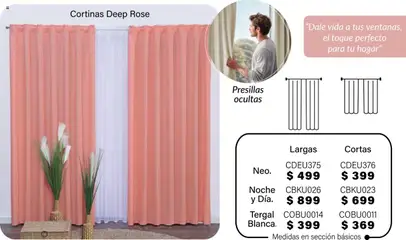 Vista previa de Colchas Concord - Catálogo, nuevo folleto de la tienda, válido en México a partir del 01.08.2025 | Página: 816 | Productos: Cortinas