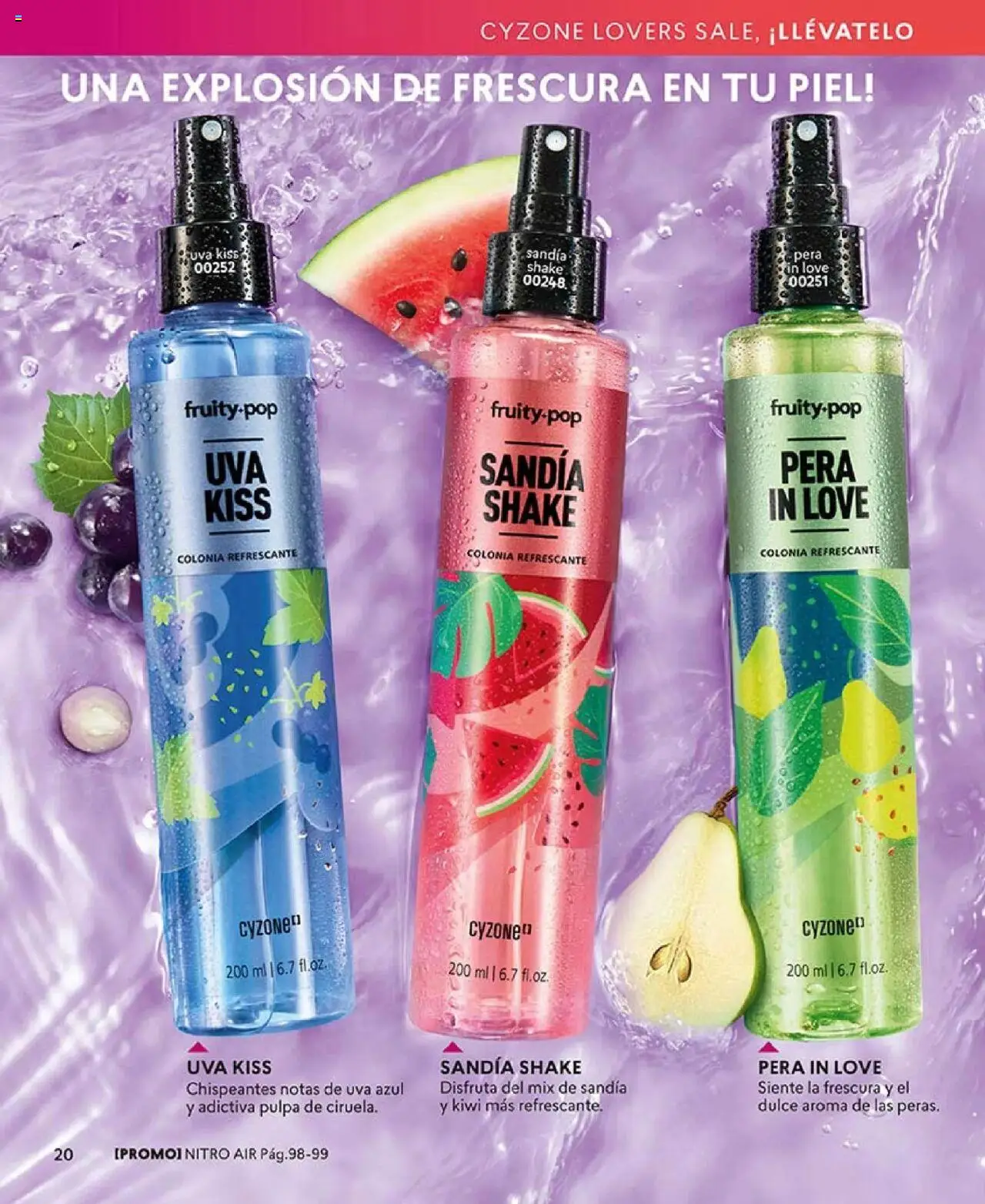 Catálogo CyZone Campaña 14 │ válido desde el 01.09.2025 | Página: 20 | Productos: Uva, Pera, Sandía, Kiwi