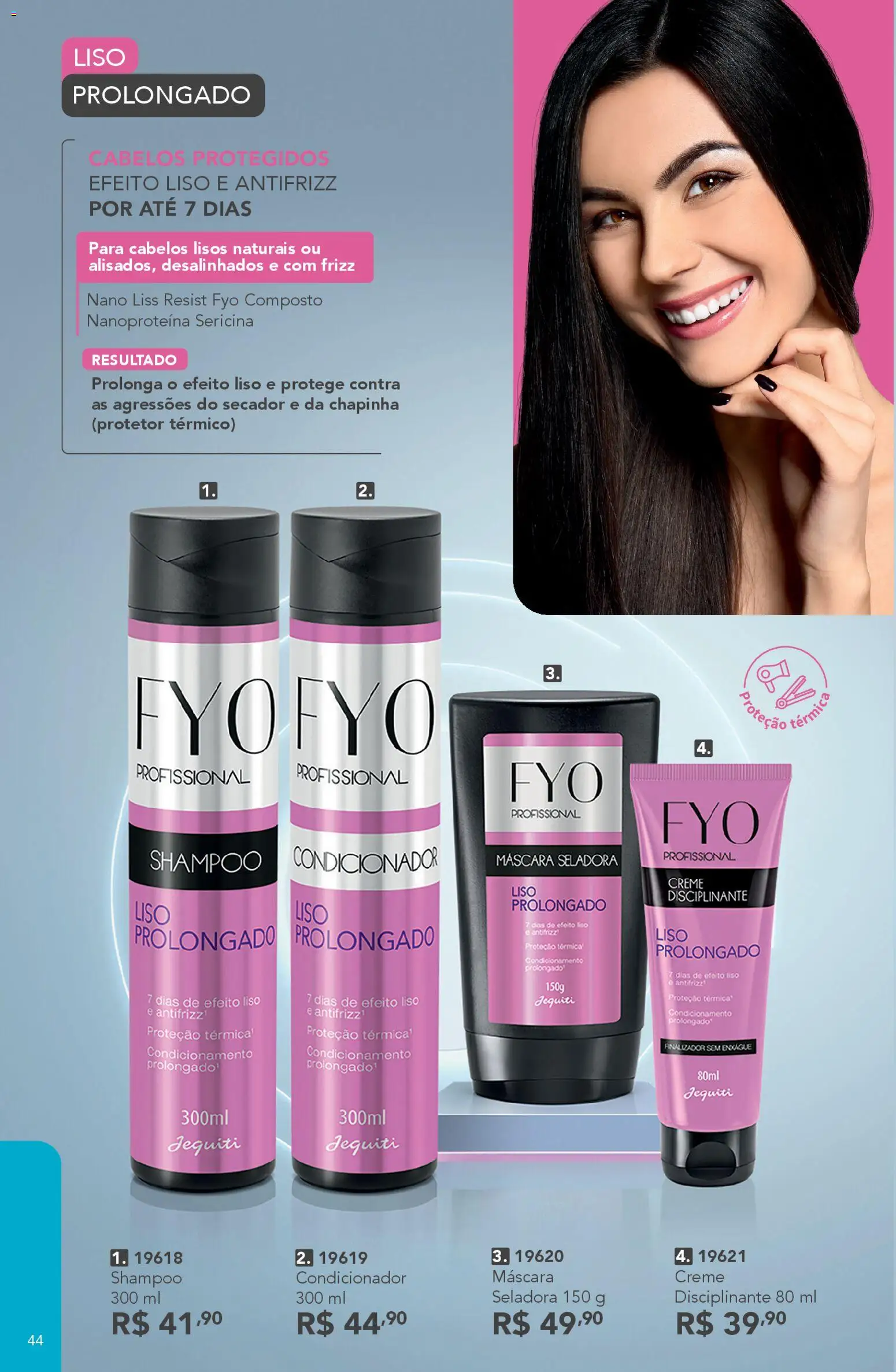 Jequiti Folheto - válido de 30.01.2026 | Página: 44 | Produtos: Secador, Shampoo, Condicionador, Creme