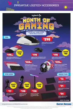 Preview of Harvey Norman GameHub - valid from 09.04.2026 | Page: 17 | Products: Cloth, Battery, Accessories, Mouse