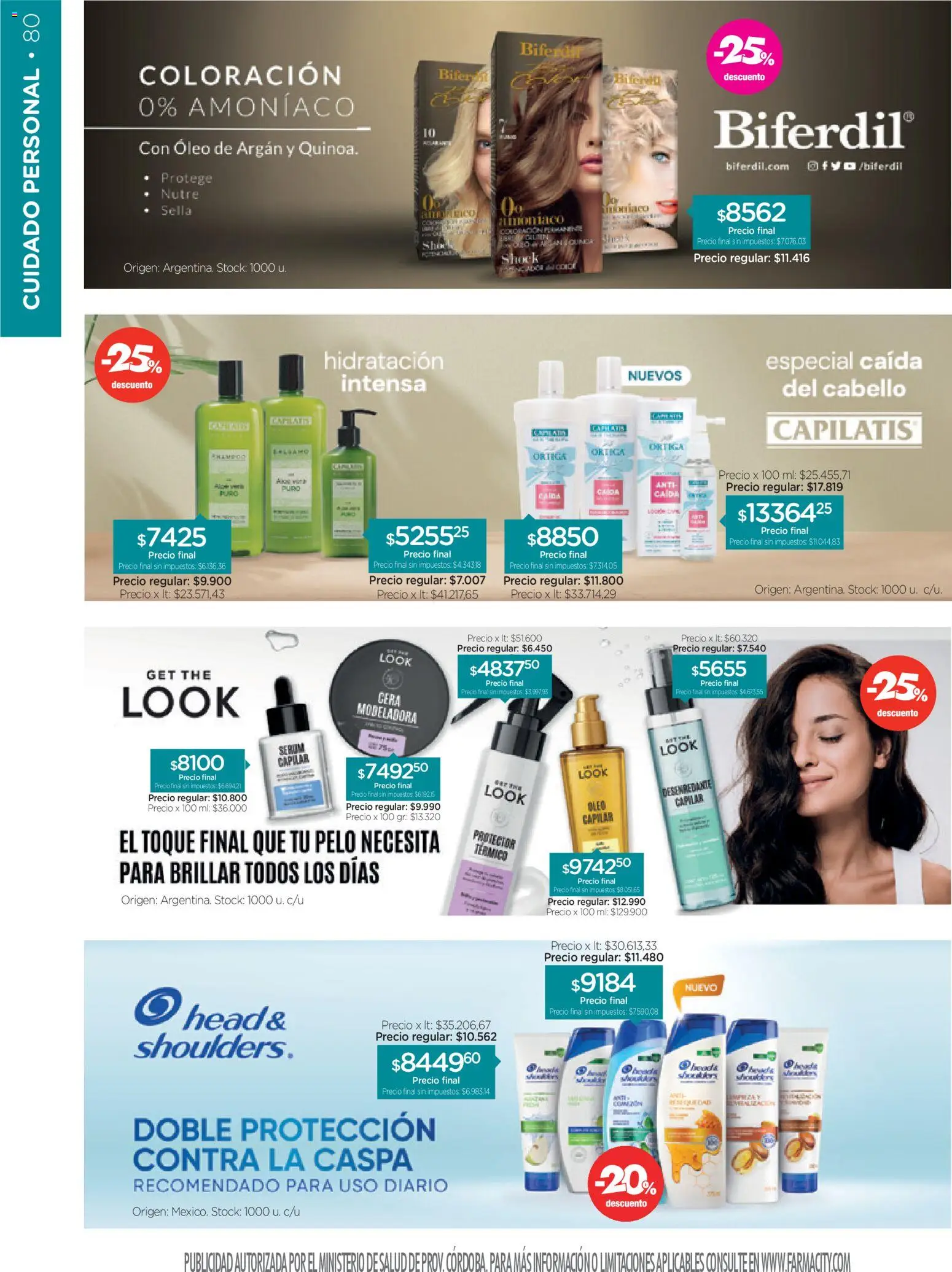 Farmacity catálogo │ válido desde el 03.03.2026 | Página: 80 | Productos: Serum, Shampoo, Cera, Té