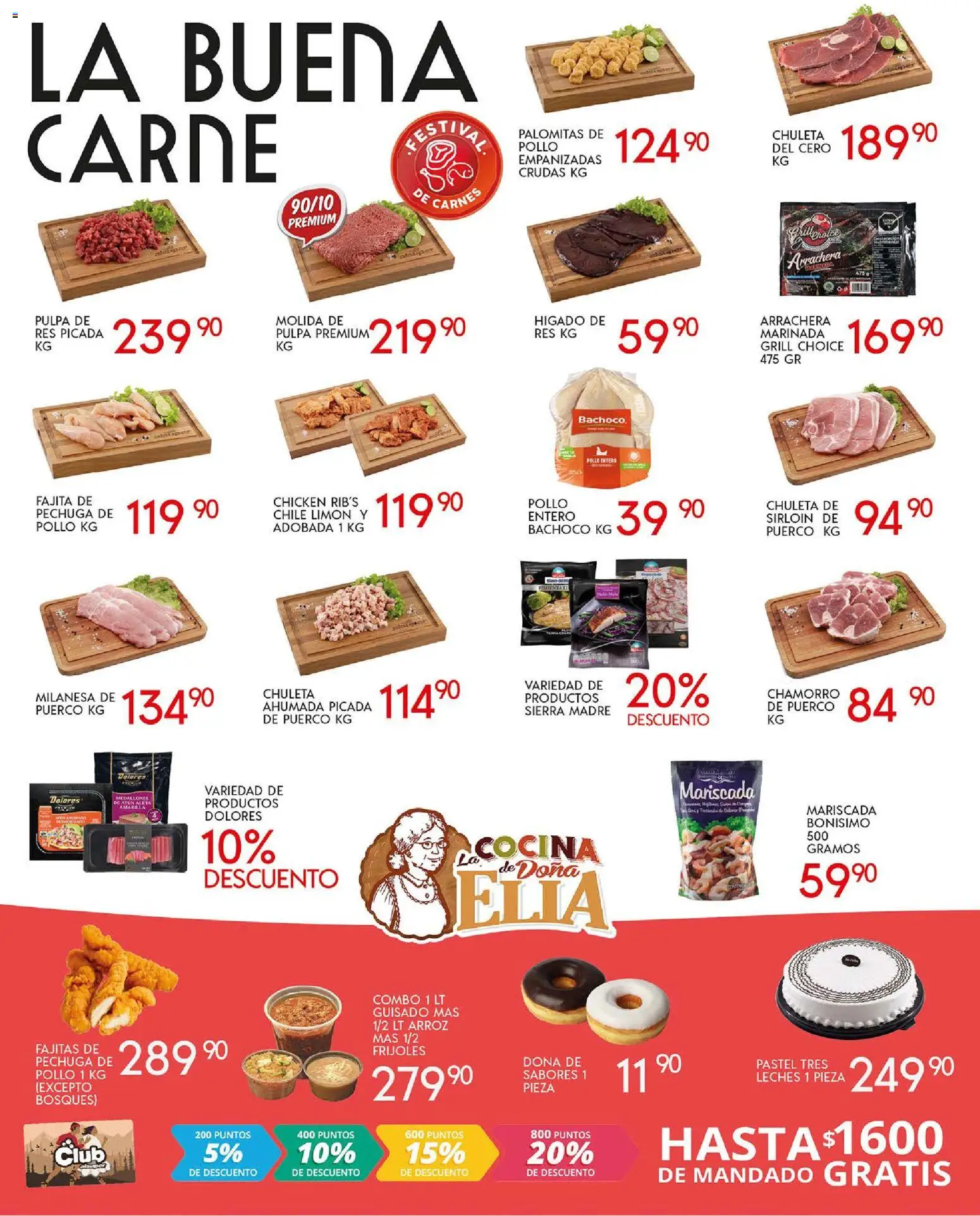 Nuevas ofertas de Alsuper válidas en toda la República Mexicana desde el 04.11.2025. ¡Encuentra las mejores ofertas en Alsuper folleto! | Página: 2 | Productos: Pastel, Res, Cocina, Sierra