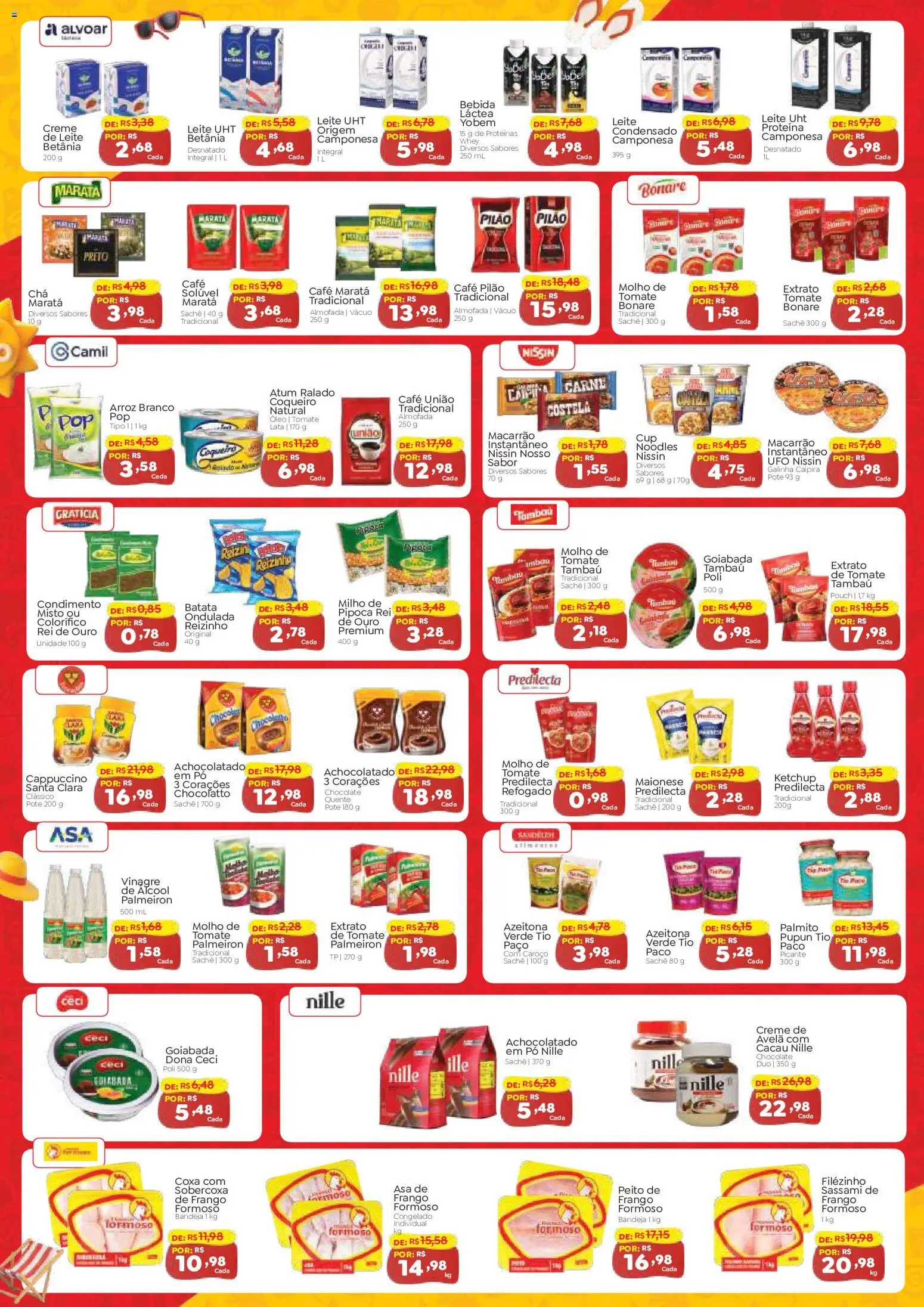 Novo Atacarejo Folheto - válido de 09.01.2026 | Página: 2 | Produtos: Almofada, Bandeja, Atum, Leite condensado