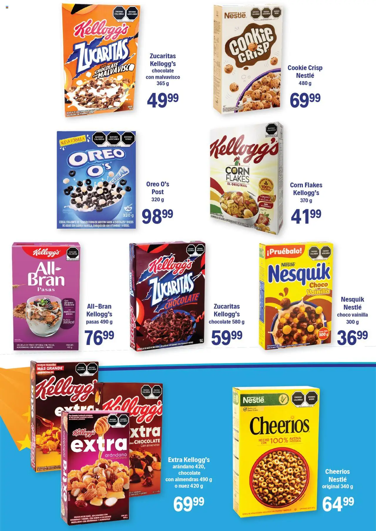 Nuevas ofertas de S-Mart válidas en toda la República Mexicana desde el 23.09.2025. ¡Encuentra las mejores ofertas en S-Mart - Folleto de Feria - Monterrey! | Página: 4 | Productos: Almendras, Chocolate, Arándanos, Hojuelas
