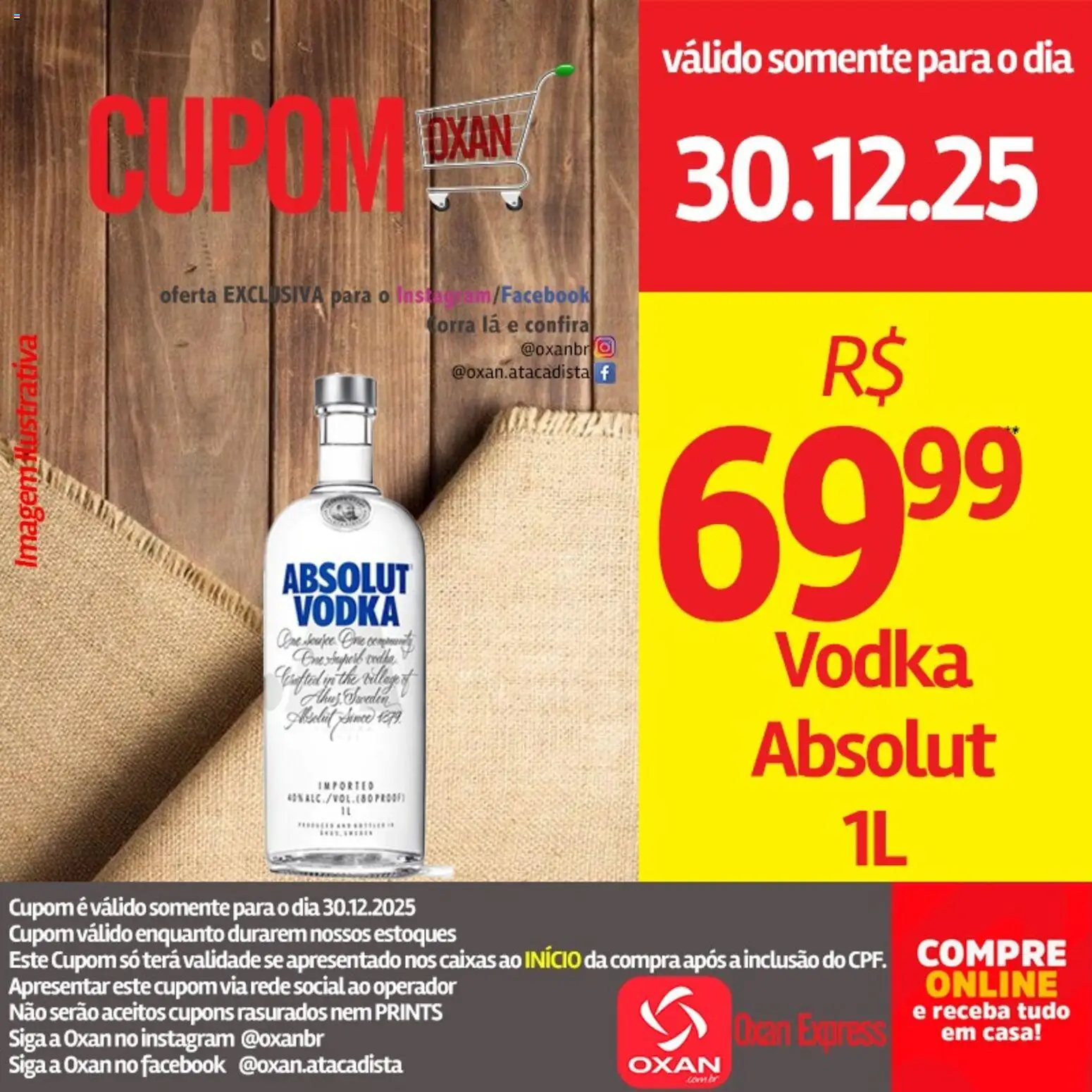 Oxan Atacadista Folheto - válido de 30.12.2025 | Página: 3 | Produtos: Vodka