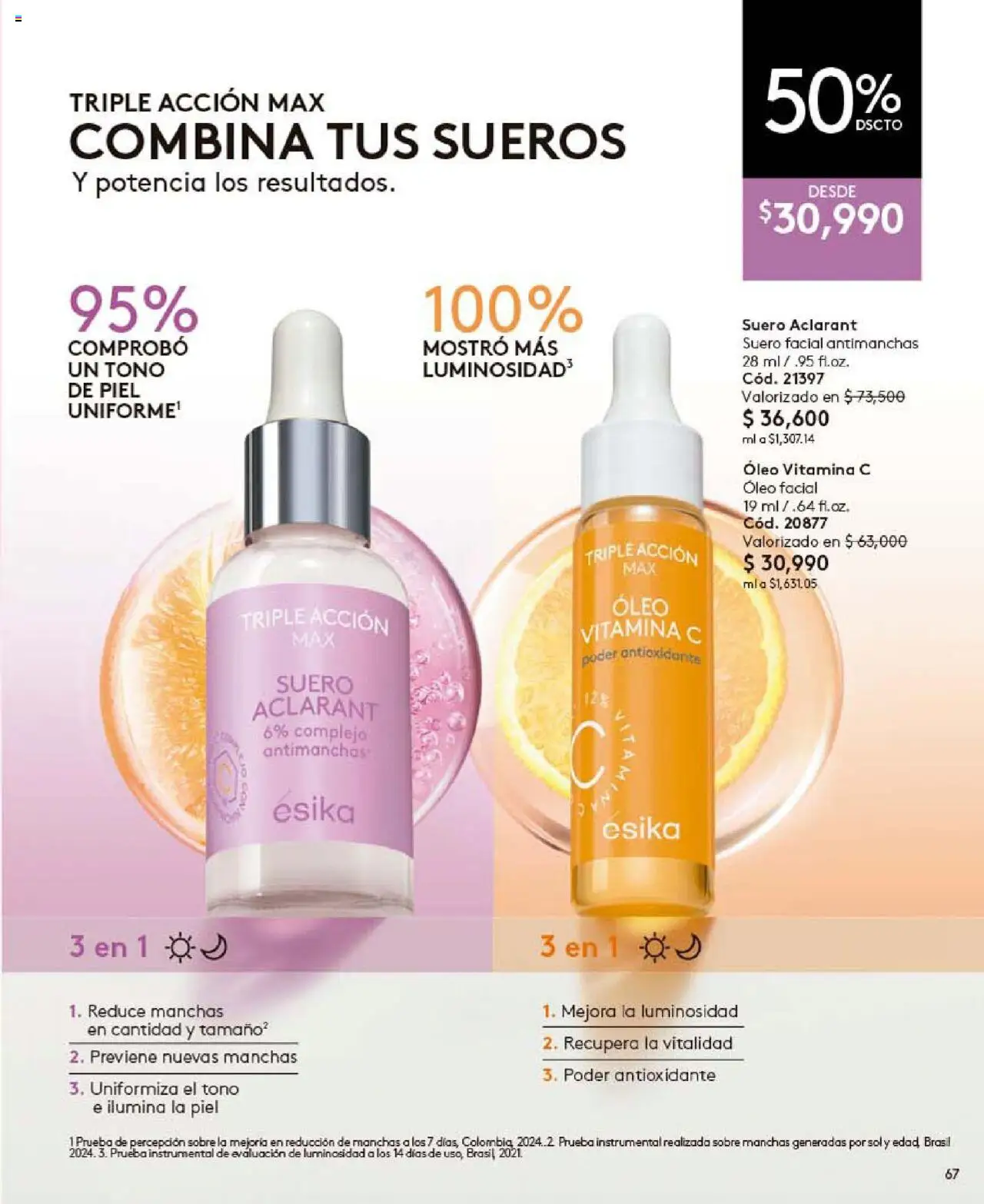 Ésika revista - valida desde el 24.09.2025 | Página: 67 | Productos: Sobre