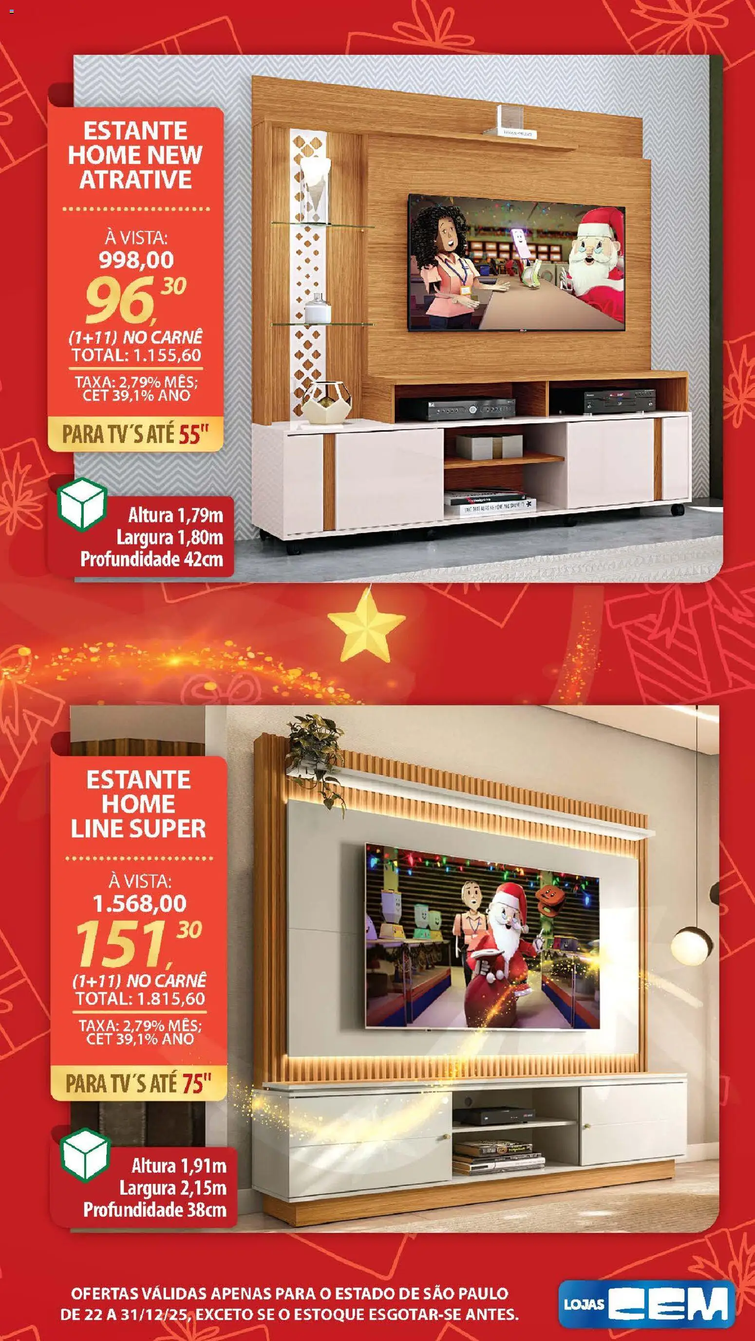 Lojas Cem Folheto - válido de 22.12.2025 | Página: 89 | Produtos: Carne