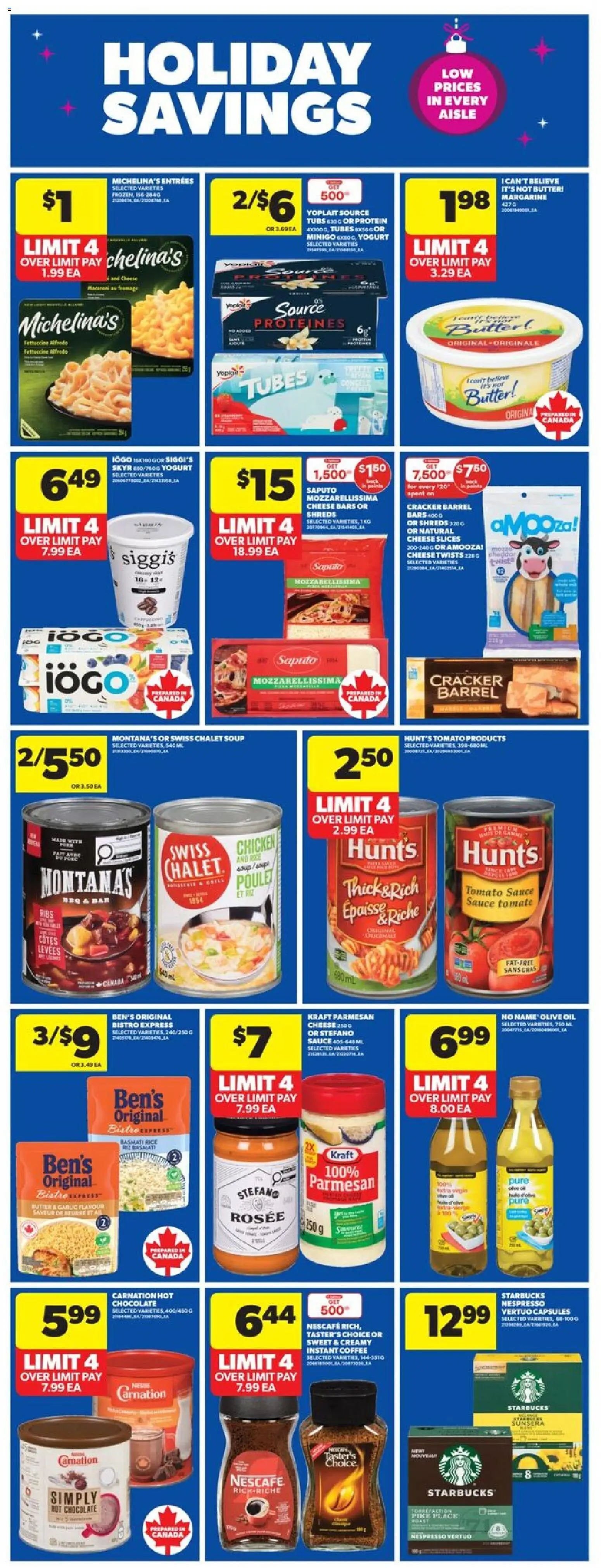 Real Canadian Superstore flyer valid from 27.11.2025 | Page: 25 | Products: Butter, Cheese, Oil, Chocolate