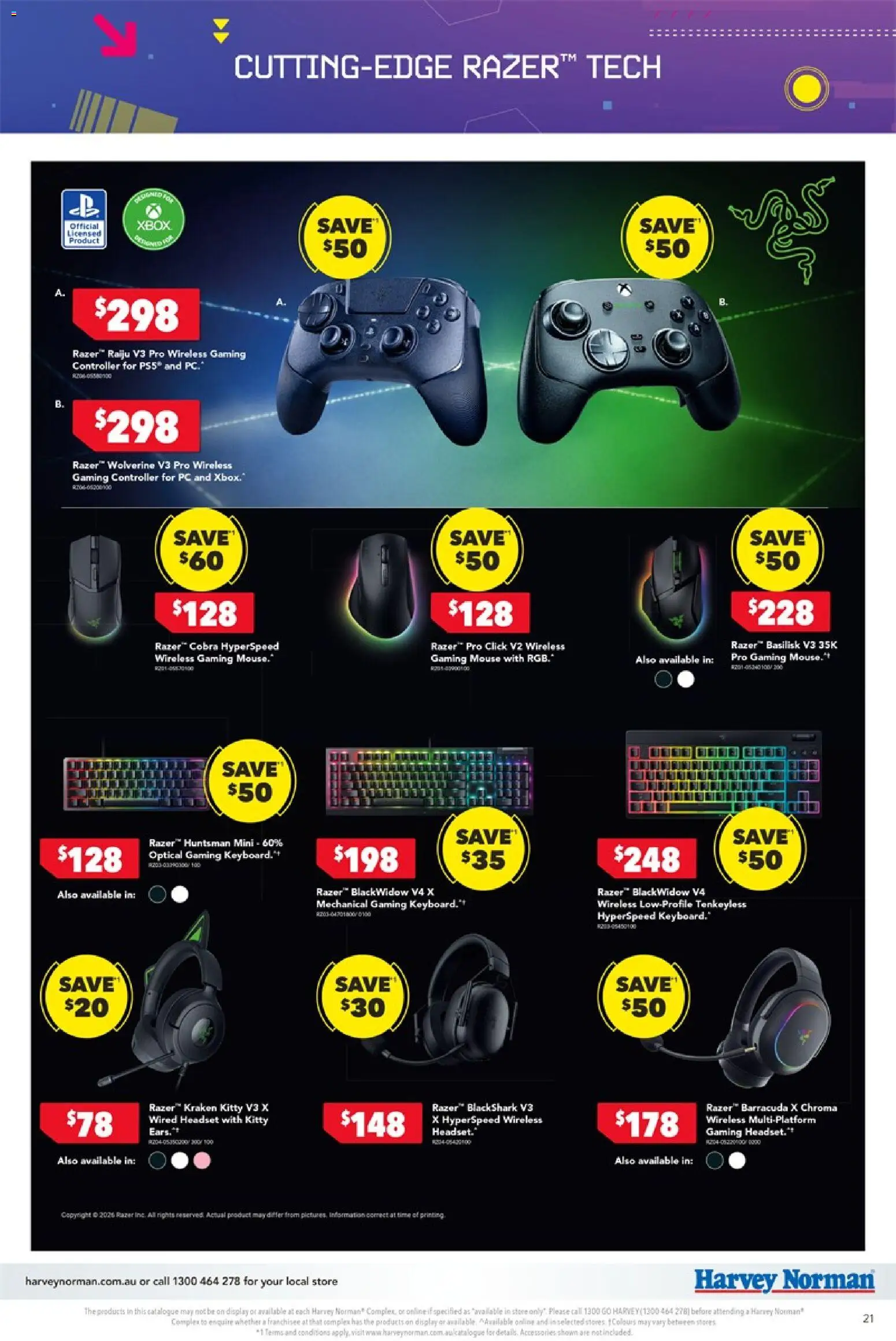 Harvey Norman catalogue - valid from 09.04.2026 | Page: 21 | Products: Accessories, Controller, Pc, Headset