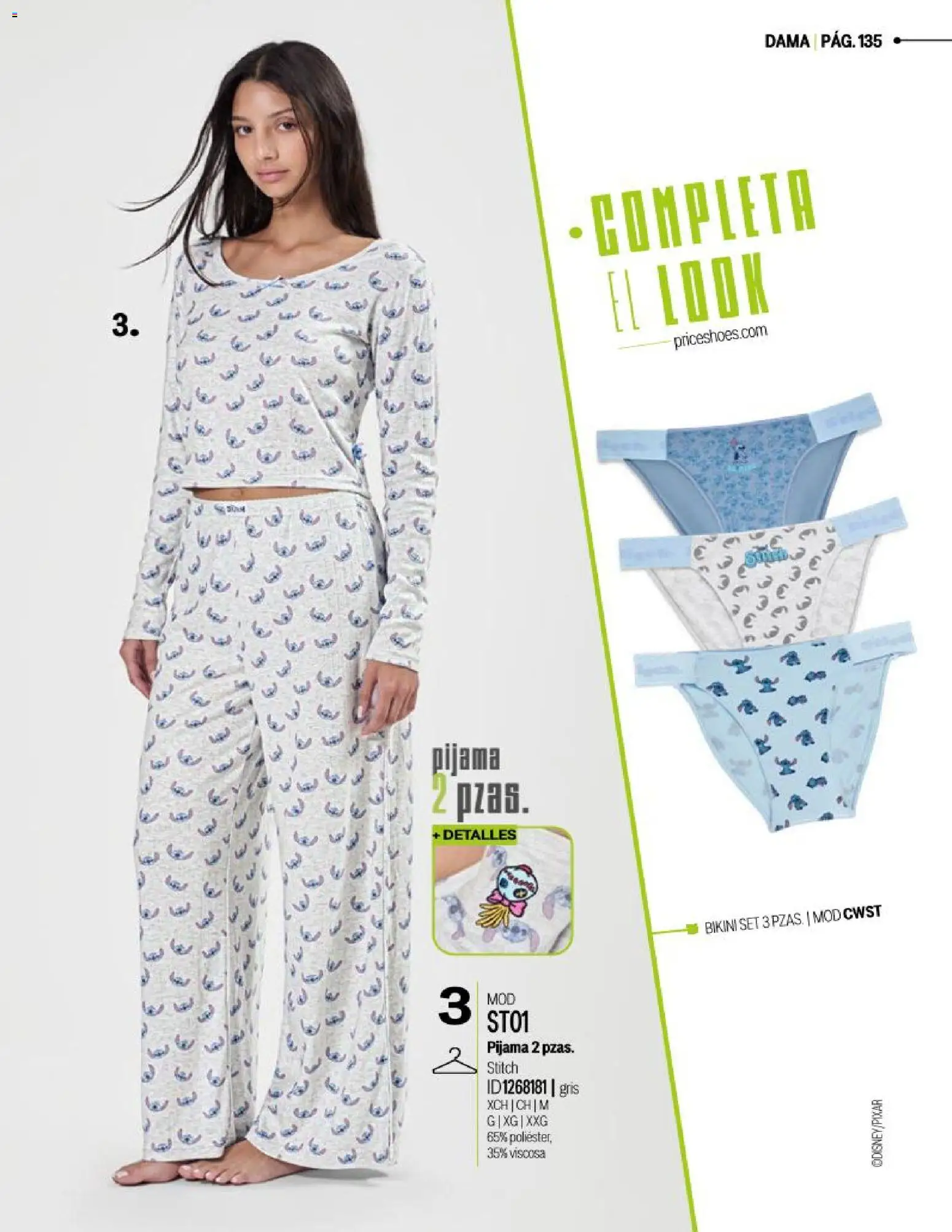 Nuevas ofertas de Price Shoes válidas en toda la República Mexicana desde el 14.03.2026. ¡Encuentra las mejores ofertas en Price Shoes catálogo Licencias! | Página: 135 | Productos: Pijama, Bikini