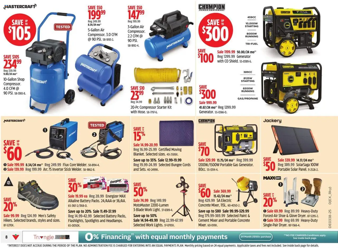 Canadian Tire flyer valid from 12.09.2025 | Page: 14 | Products: Mixer, Battery