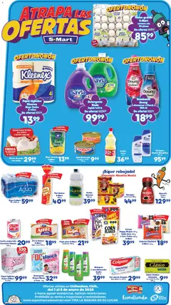 Vista previa de Agua S-Mart, 24 x 500 ml, nuevo folleto de la tienda, válido en México a partir del 01.01.2026 | Página: 2 | Productos: Atún, Huevo, Leche, Pan