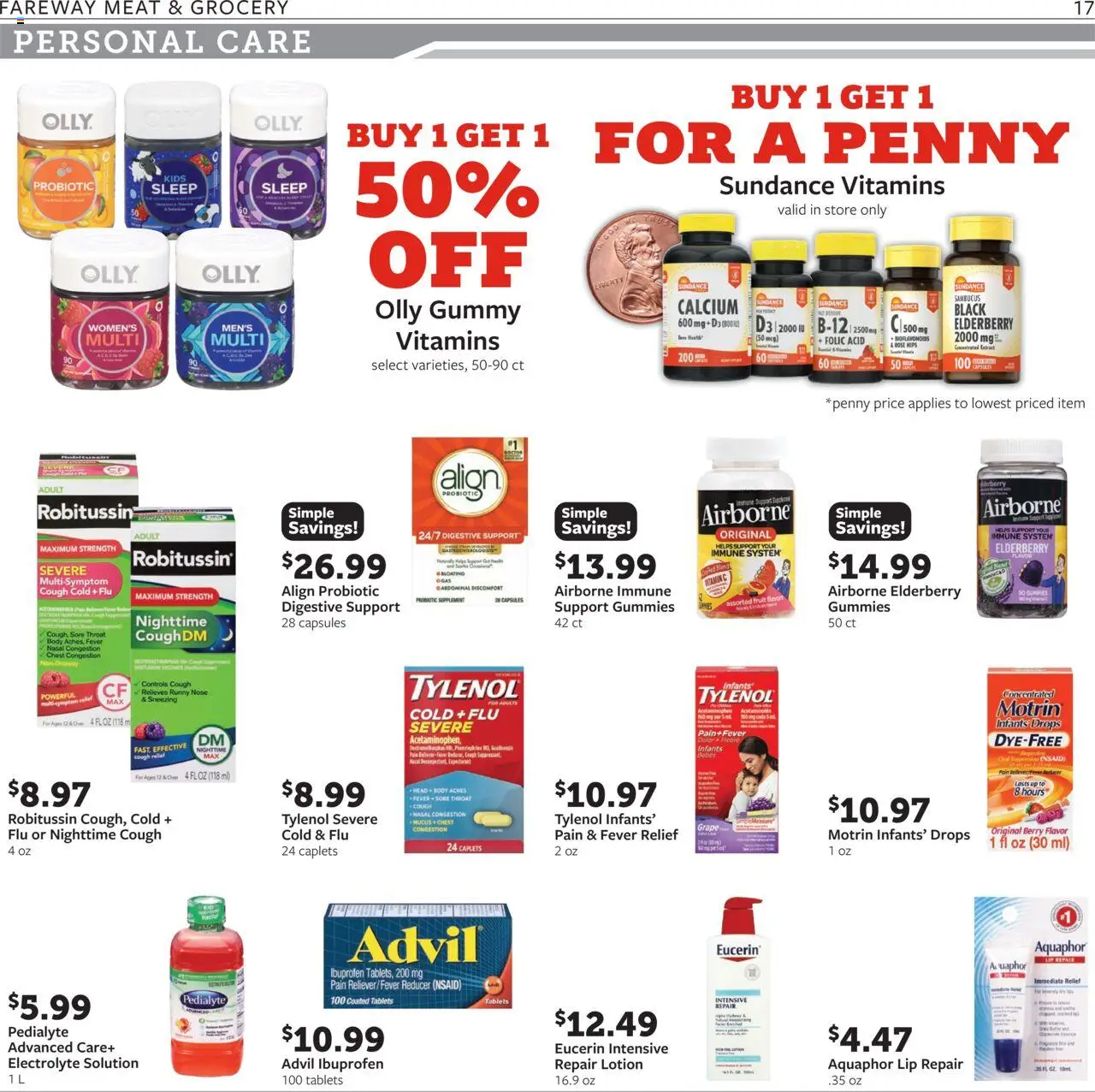 Fareway Weekly Ad - valid from 20.10.2025 | Page: 17 | Products: Folic Acid, Fragrance, Tablet