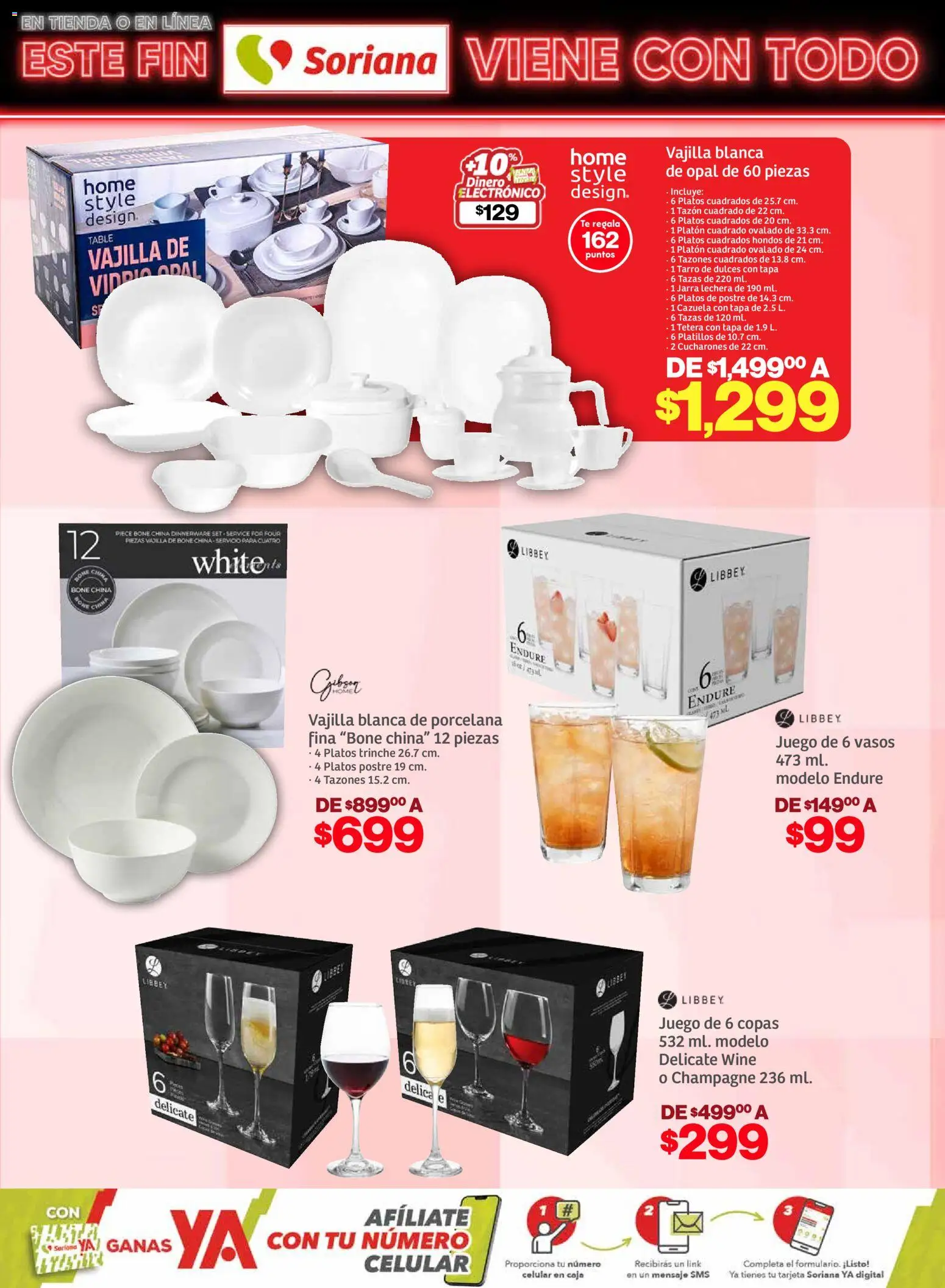 Nuevas ofertas de Soriana válidas en toda la República Mexicana desde el 05.11.2025. ¡Encuentra las mejores ofertas en Soriana - Este fin Soriana viene con todo Súper Nacional! | Página: 23 | Productos: Tetera, Dulces, Caja, Vasos