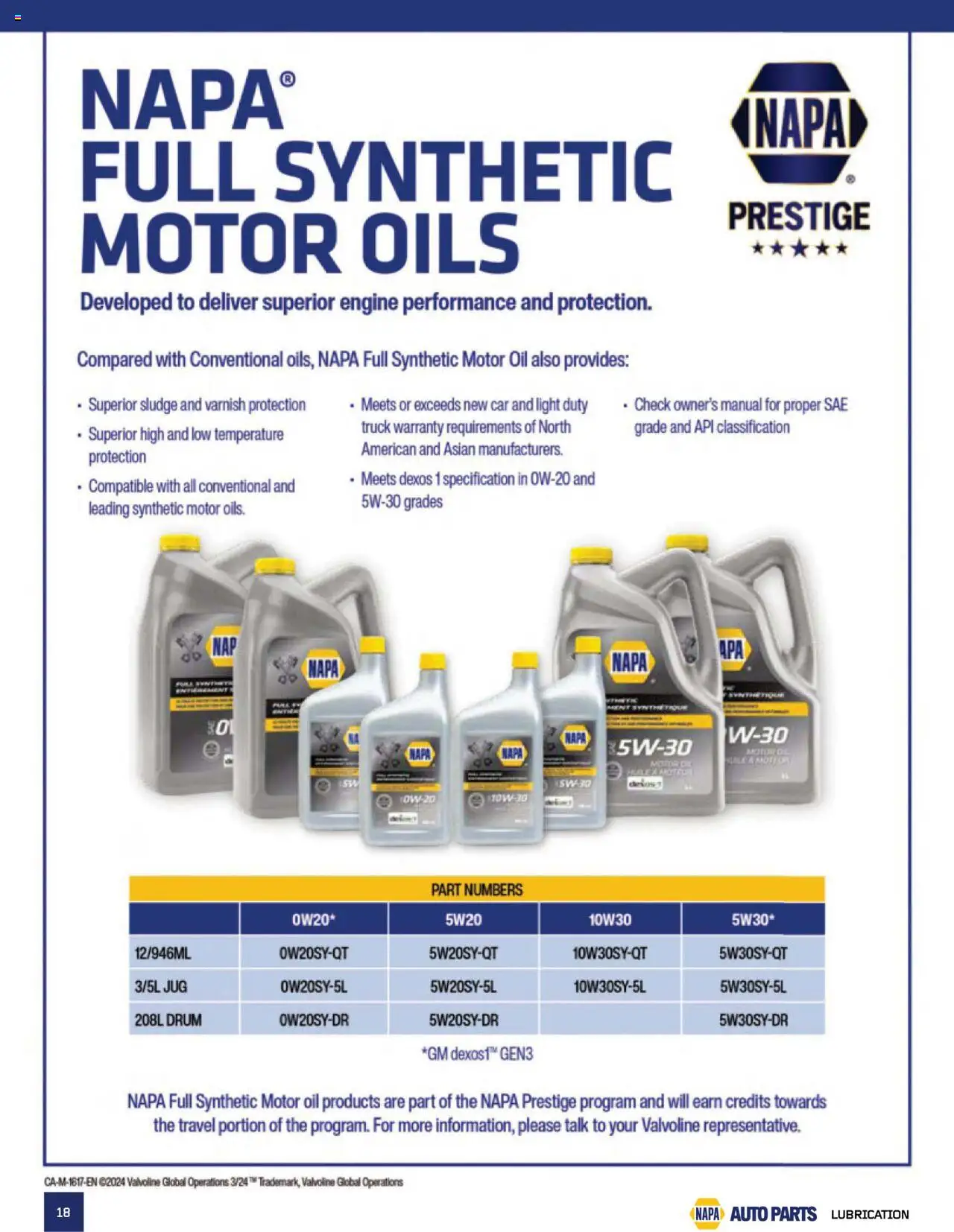 NAPA Auto Parts flyer valid from 01.10.2025 | Page: 18