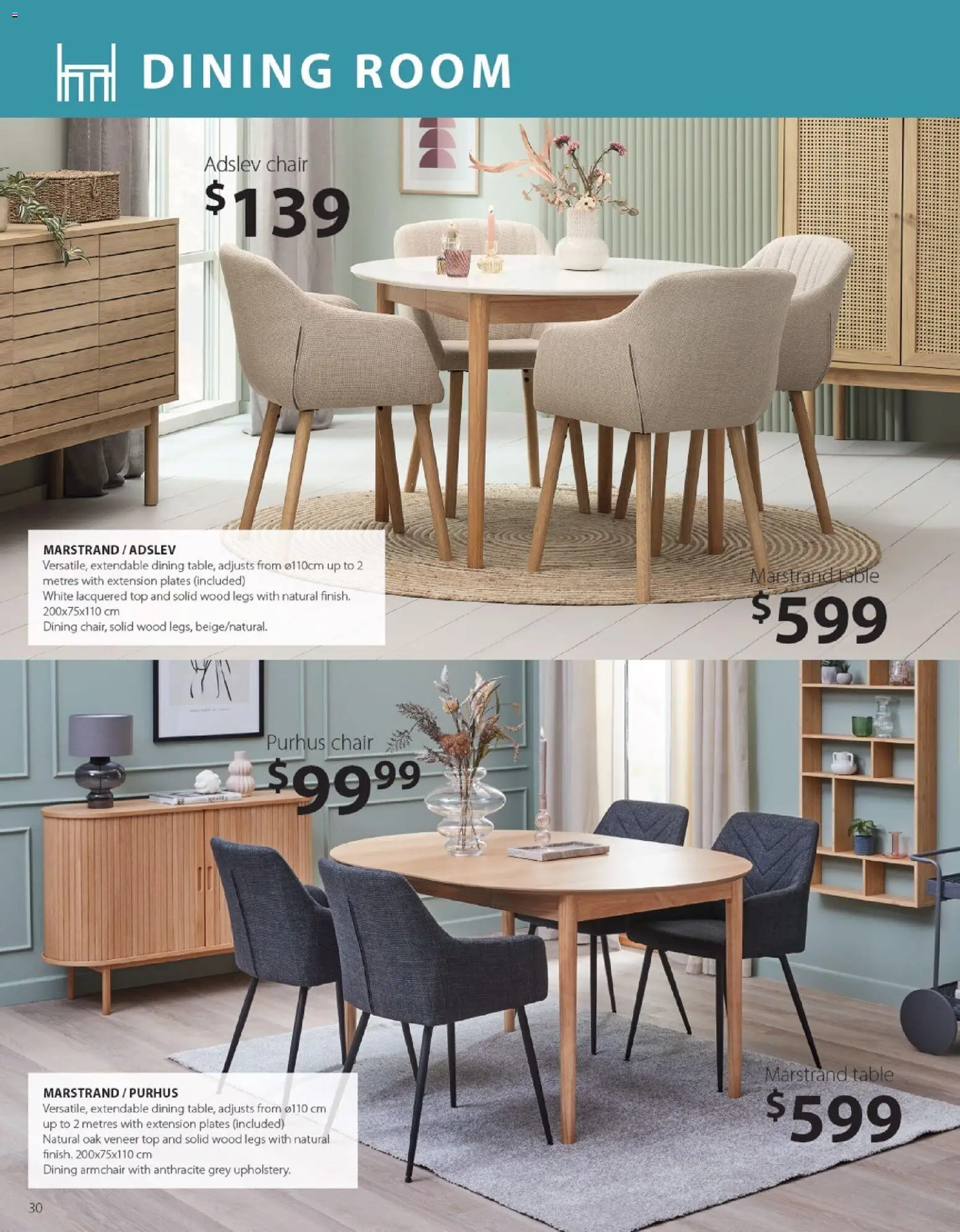 JYSK flyer valid from 01.01.2026 | Page: 30 | Products: Armchair, Table, Chair