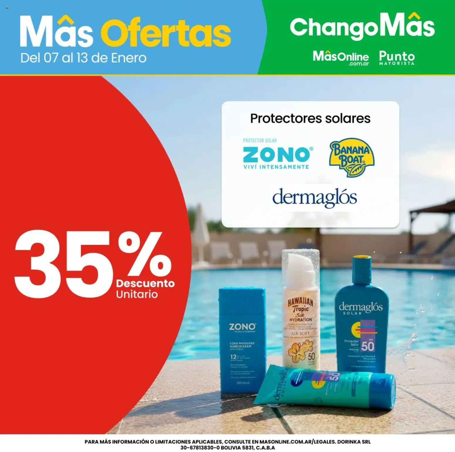 Punto Mayorista catálogo │ válido desde el 07.01.2026 | Página: 1 | Productos: Banana, Protector solar