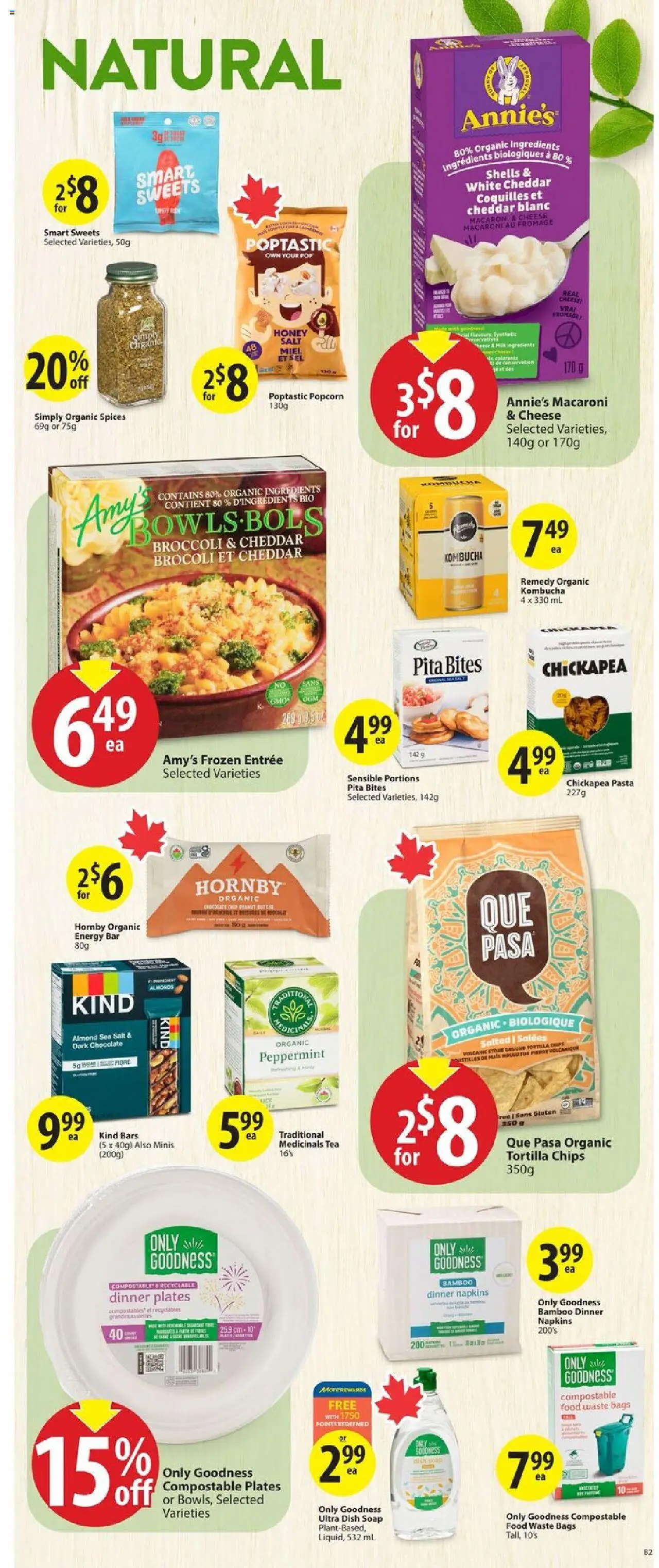 Save on foods flyer valid from 02.10.2025 | Page: 27 | Products: Pasta, Chips, Soap, Chocolate