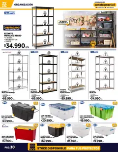 Construmart ofertas  │ válido desde el 01.08.2025 | Página: 30 | Productos: Estante, Caja