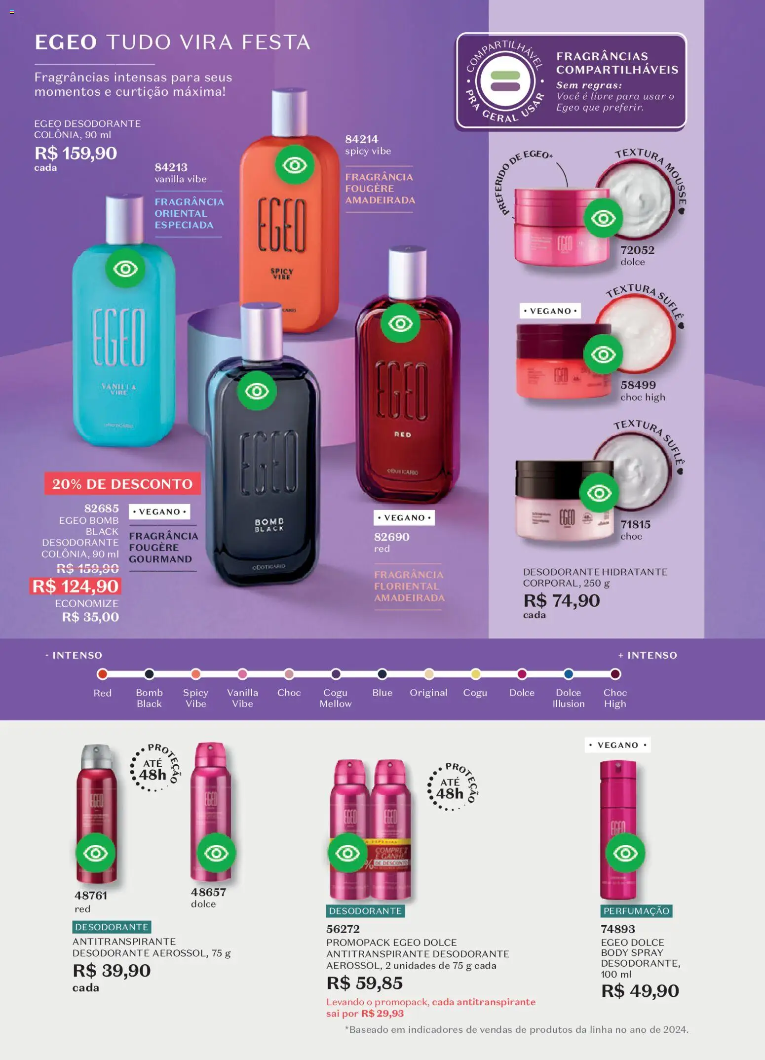 O Boticário Folheto - válido de 09.02.2026 | Página: 95 | Produtos: Mousse, Fragrância, Desodorante, Body