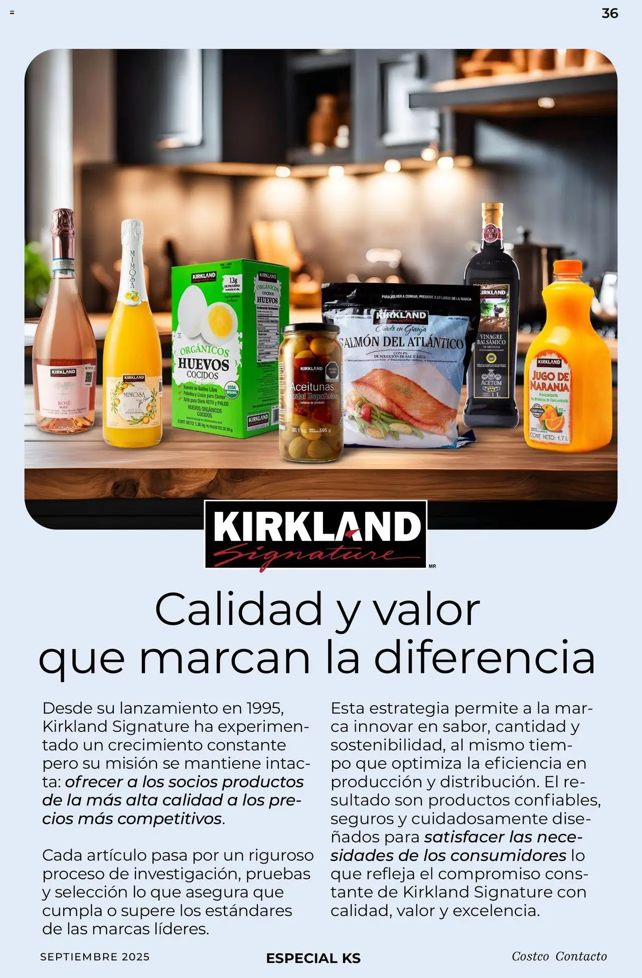 Nuevas ofertas de Costco válidas en toda la República Mexicana desde el 10.09.2025. ¡Encuentra las mejores ofertas en Costco - Catálogo Septiembre! | Página: 36 | Productos: Vinagre, Aceitunas, Agua, Jugo