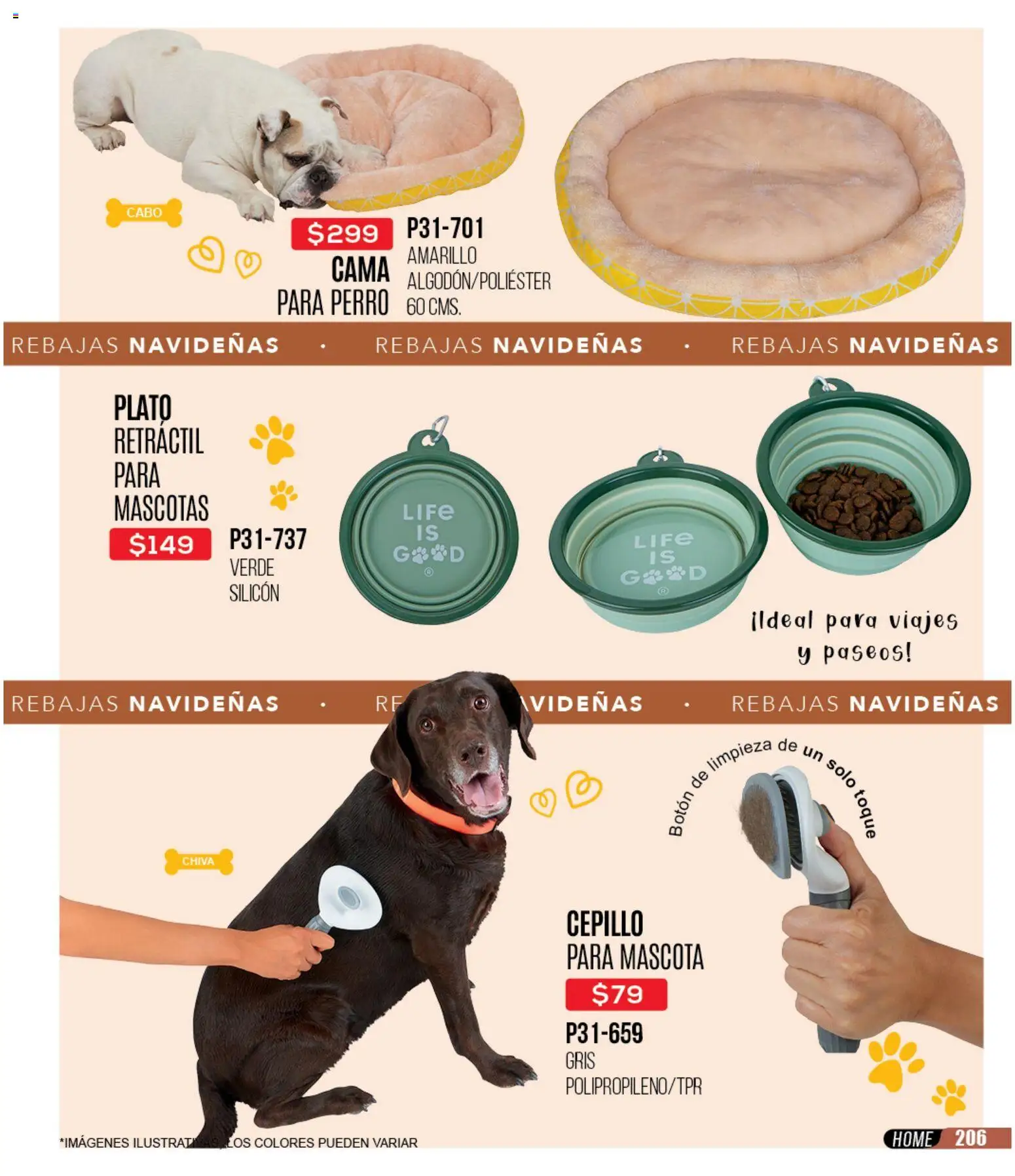 Nuevas ofertas de Cklass válidas en toda la República Mexicana desde el 30.11.2025. ¡Encuentra las mejores ofertas en Cklass catálogo Rebajas Navideñas Calzado! | Página: 638 | Productos: Cepillo, Cama