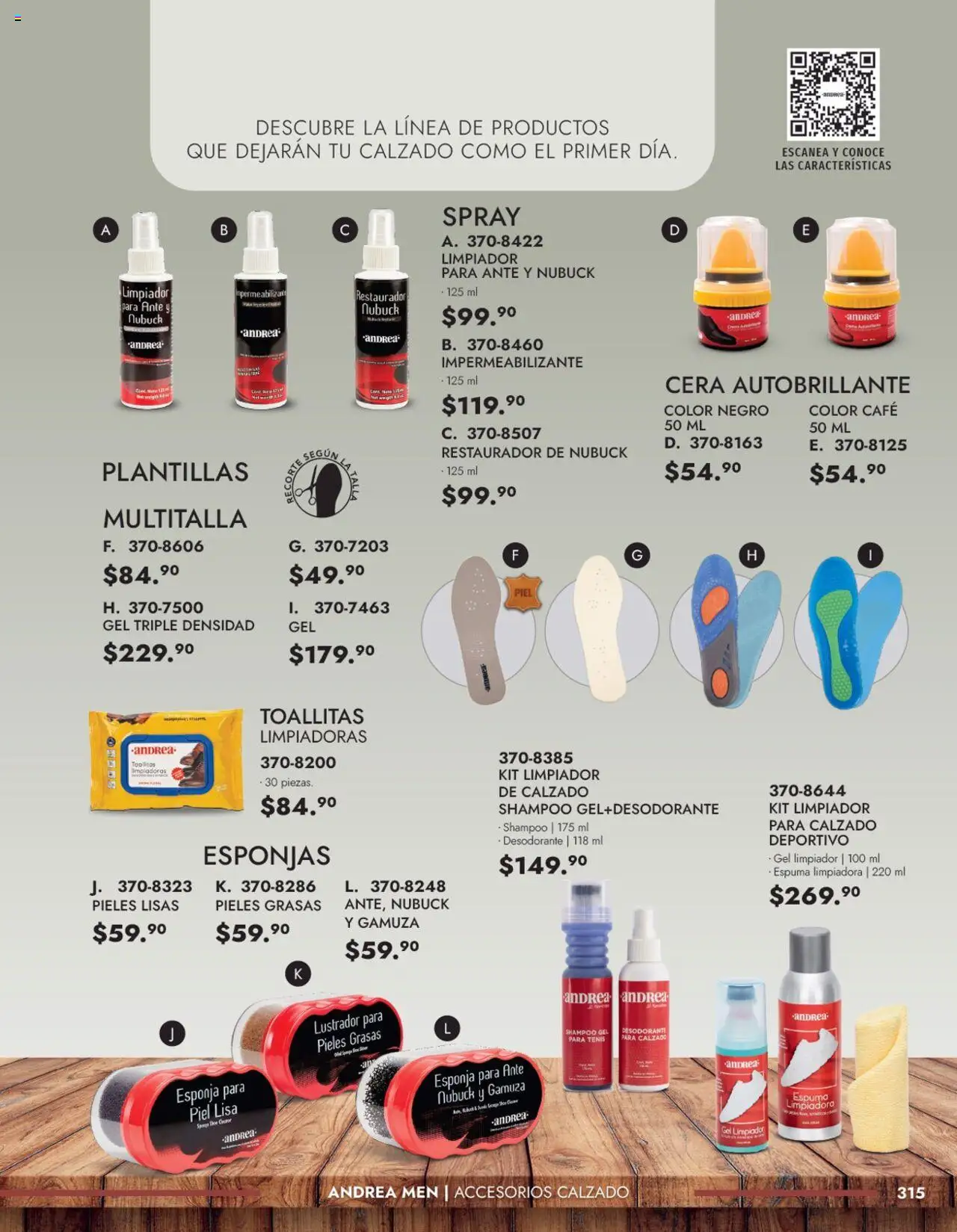 Nuevas ofertas de Andrea válidas en toda la República Mexicana desde el 25.05.2025. ¡Encuentra las mejores ofertas en Andrea catálogo Accesorios Caballero! | Página: 19 | Productos: Desodorante, Esponja, Gamuza, Limpiador