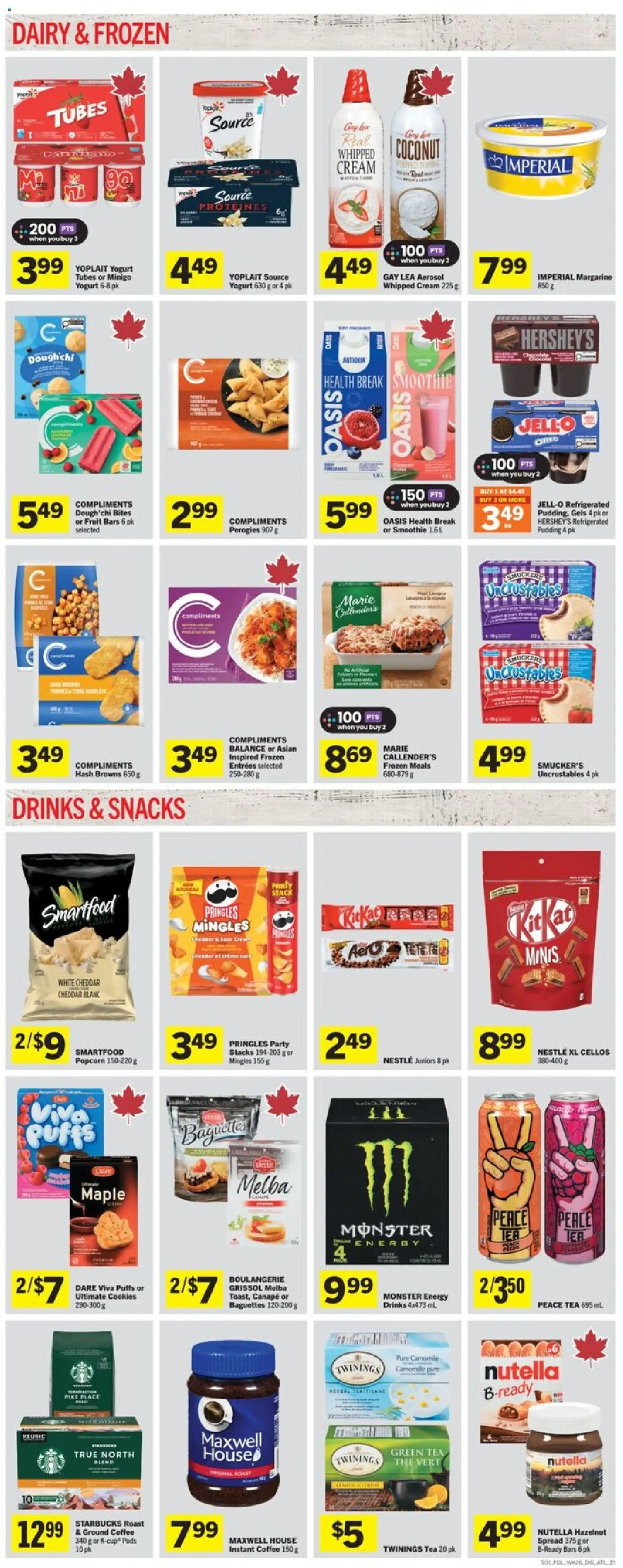 Foodland flyer valid from 23.10.2025 | Page: 5 | Products: Tea, Cream, Yogurt, Coffee