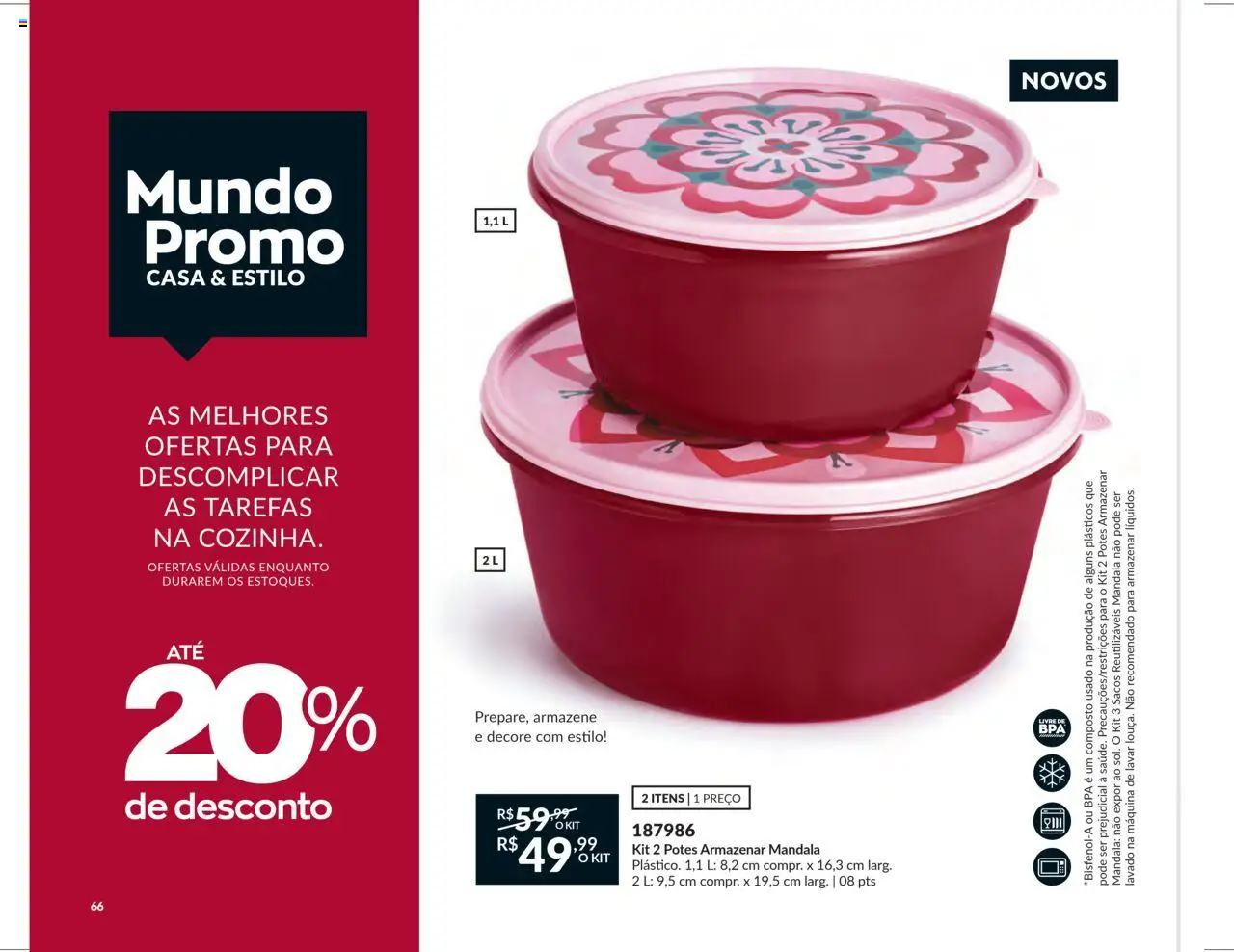 Avon Folheto - válido de 16.06.2025 | Página: 66 | Produtos: Máquina de lavar, Potes