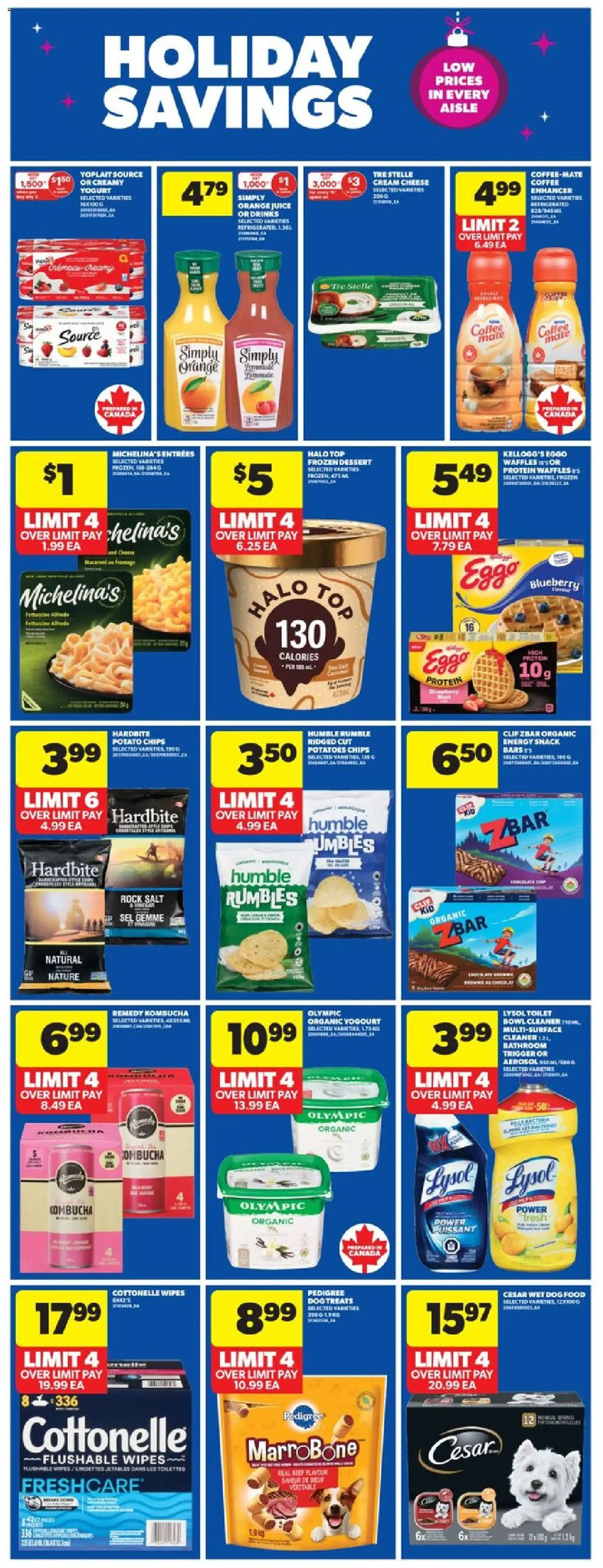 Real Canadian Superstore flyer valid from 20.11.2025 | Page: 23 | Products: Beef, Chips, Yogurt, Juice