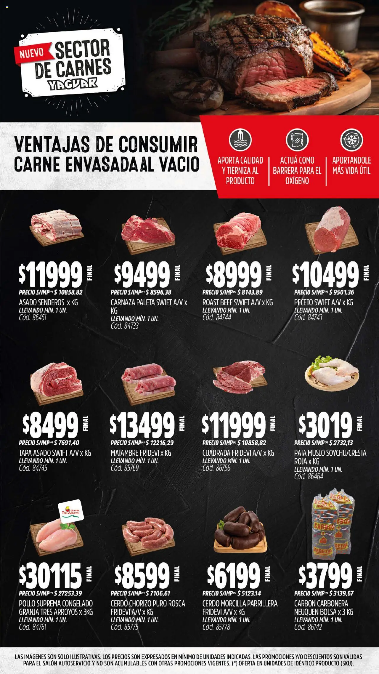 Yaguar - Neuquén │ válido desde el 11.08.2025 | Página: 8 | Productos: Bolsa, Chorizo, Morcilla, Cerdo
