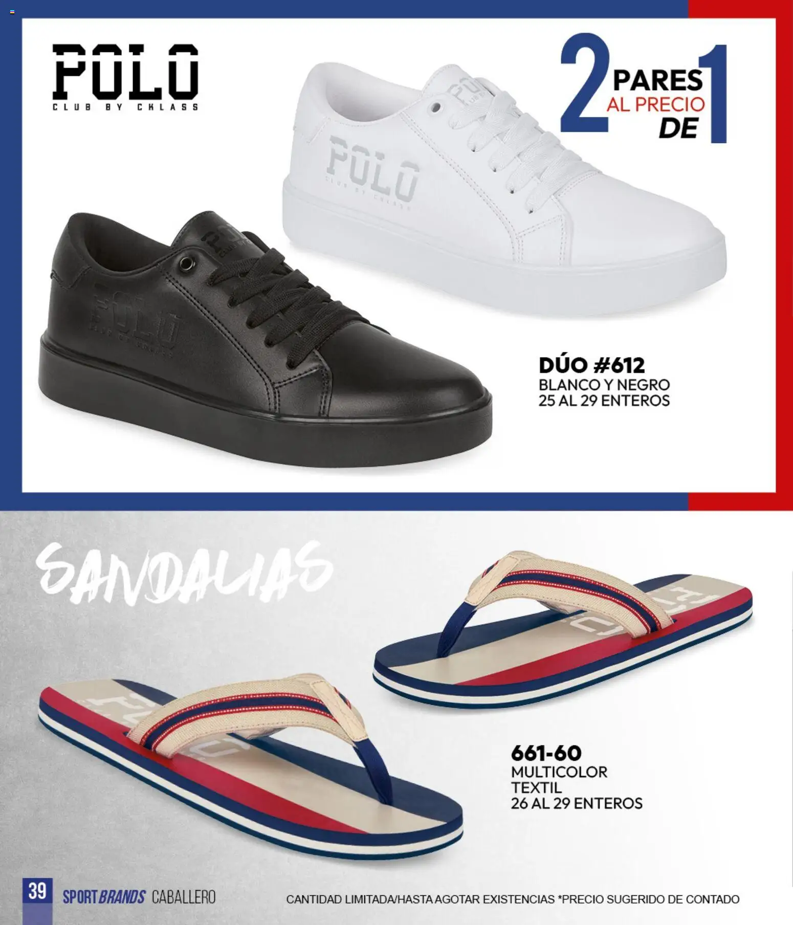 Nuevas ofertas de Cklass válidas en toda la República Mexicana desde el 05.03.2026. ¡Encuentra las mejores ofertas en Cklass catálogo Verano Sportbrands Dama! | Página: 203 | Productos: Sandalias