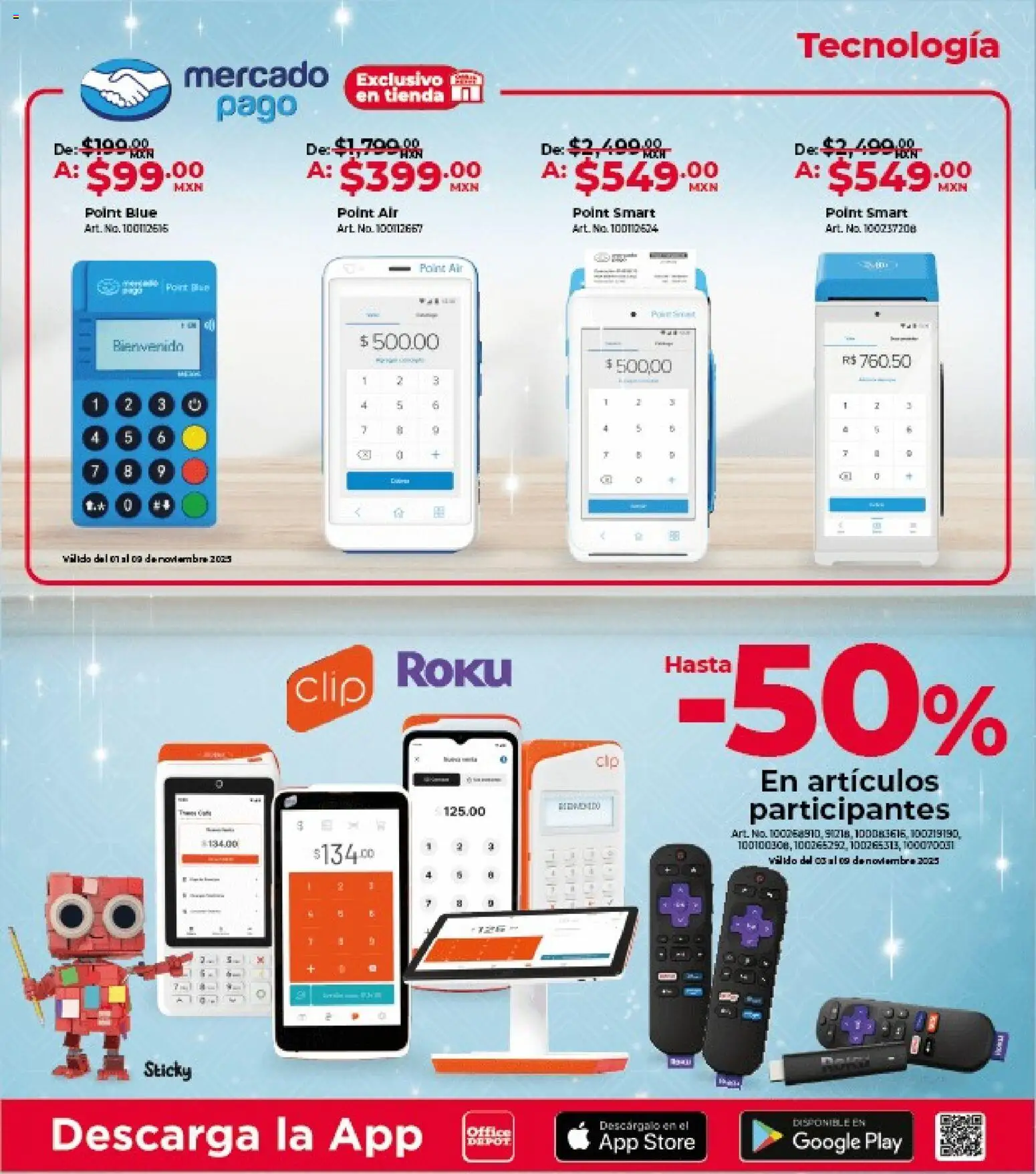 Nuevas ofertas de Office Depot válidas en toda la República Mexicana desde el 01.11.2025. ¡Encuentra las mejores ofertas en Office Depot catálogo! | Página: 17