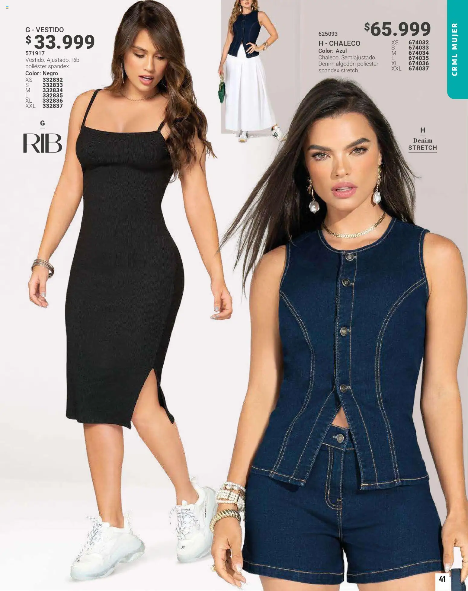 Carmel revista - valida desde el 01.03.2026 | Página: 41 | Productos: Algodón, Vestido, Chaleco