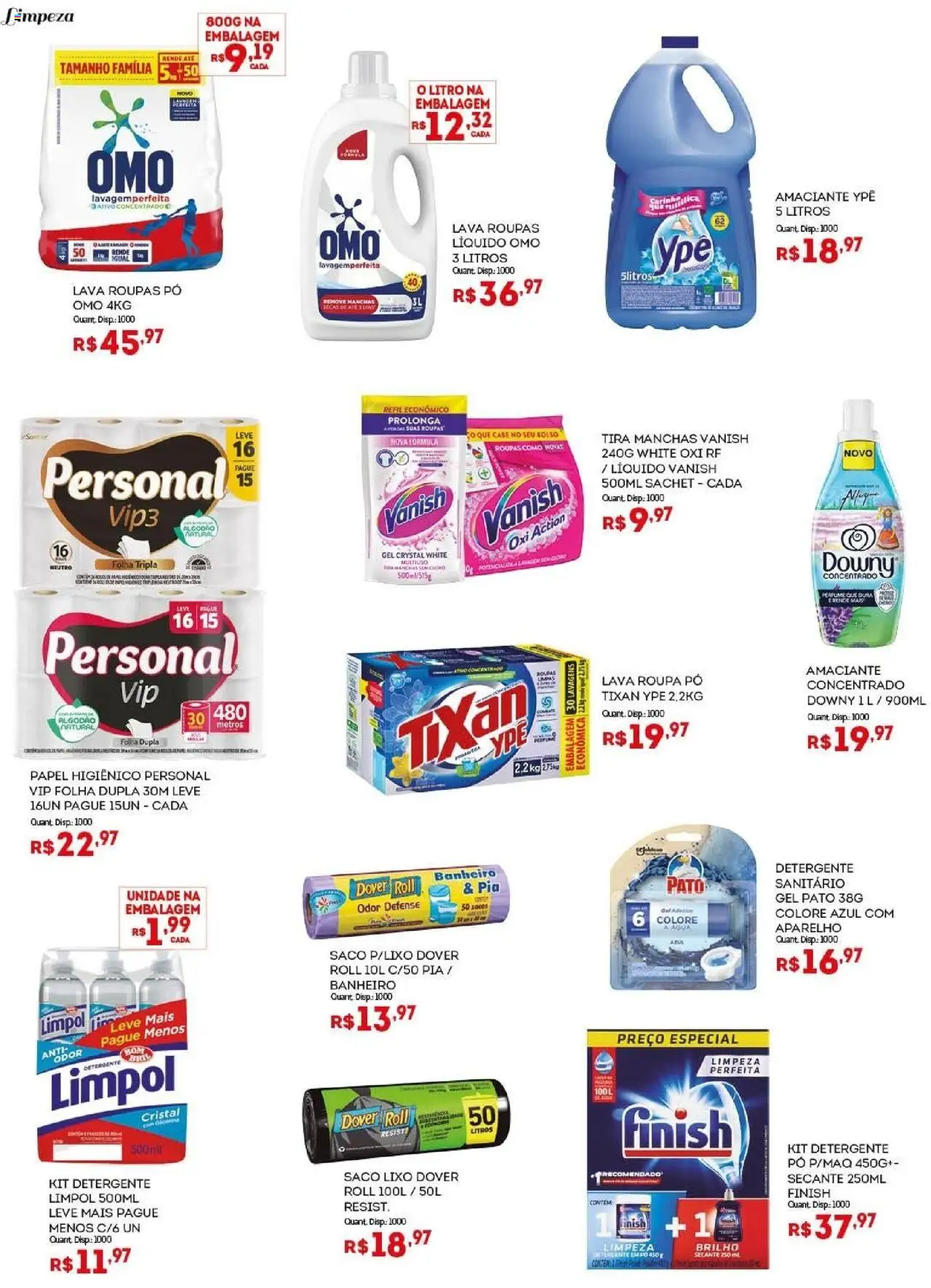 Bistek Supermercados Folheto - válido de 24.09.2025 | Página: 14 | Produtos: Pó, Tira manchas, Detergente, Roupas