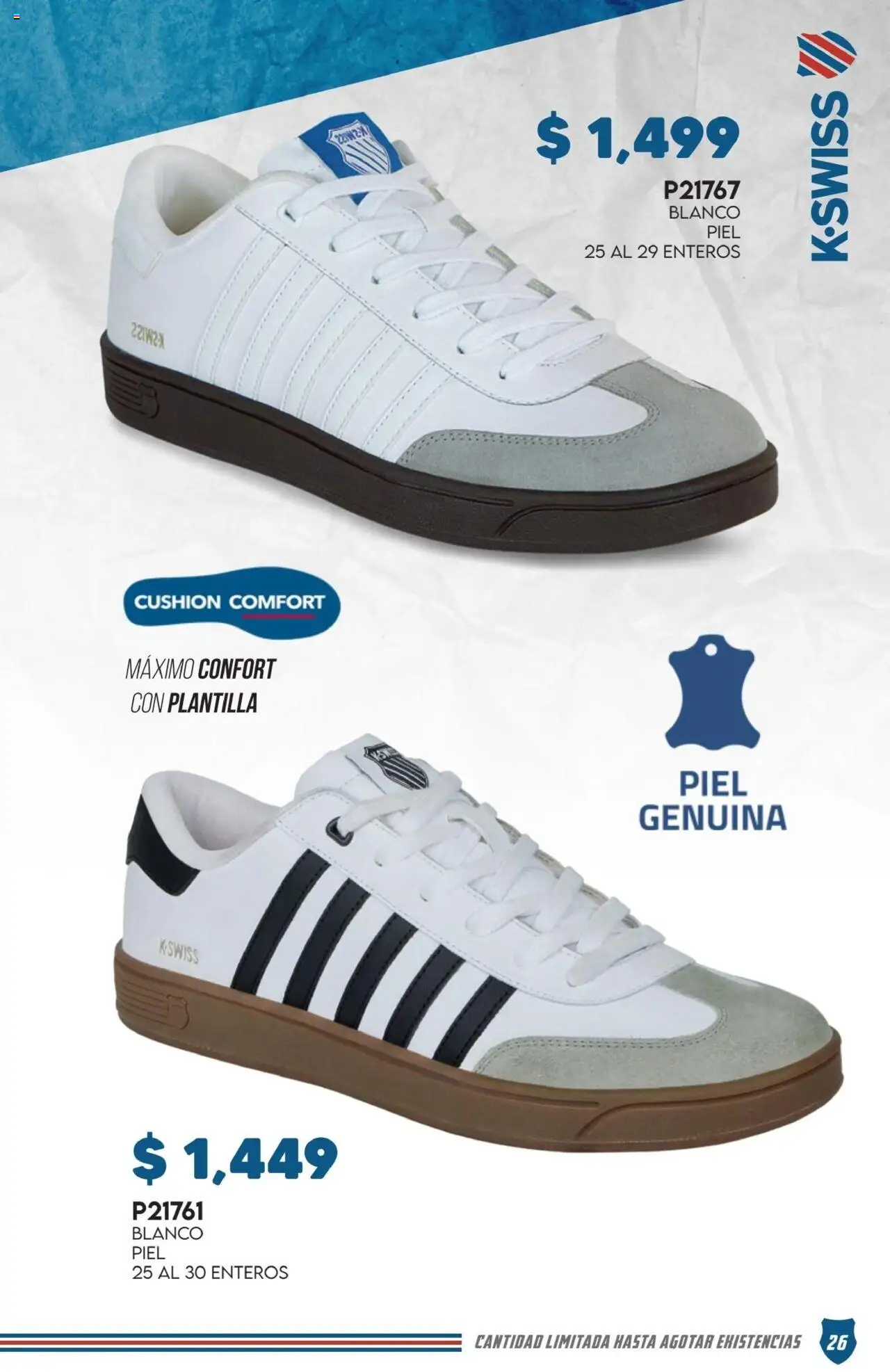 Nuevas ofertas de Cklass válidas en toda la República Mexicana desde el 29.09.2025. ¡Encuentra las mejores ofertas en Cklass - Catálogo Especial K-Swiss! | Página: 27