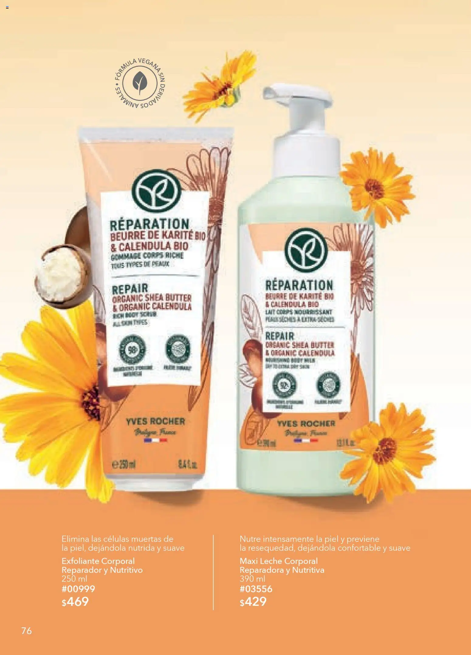 Nuevas ofertas de Yves Rocher válidas en toda la República Mexicana desde el 24.03.2026. ¡Encuentra las mejores ofertas en Yves Rocher campaña 5 2026! | Página: 78 | Productos: Exfoliante corporal, Leche