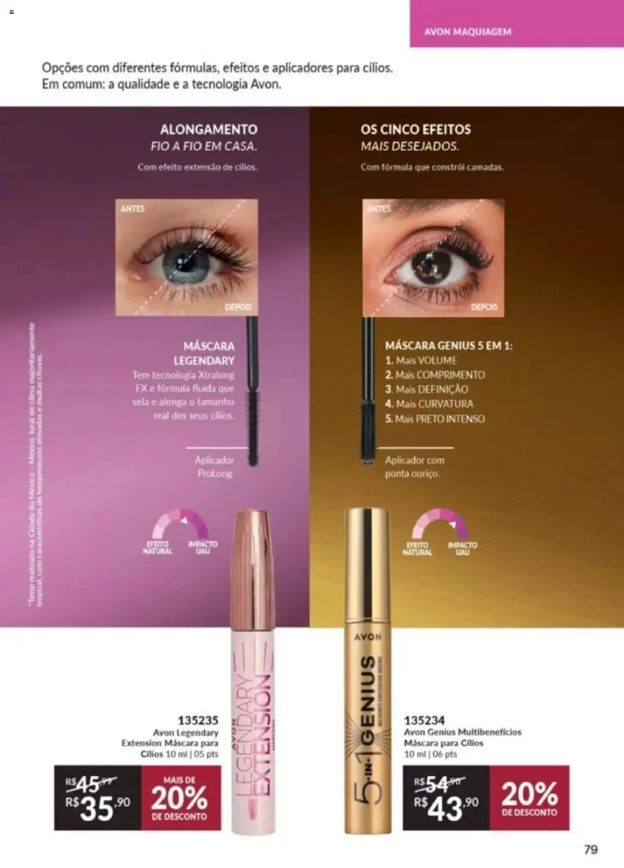 Avon Folheto - válido de 26.09.2025 | Página: 243 | Produtos: Maquiagem, Máscara para cílios