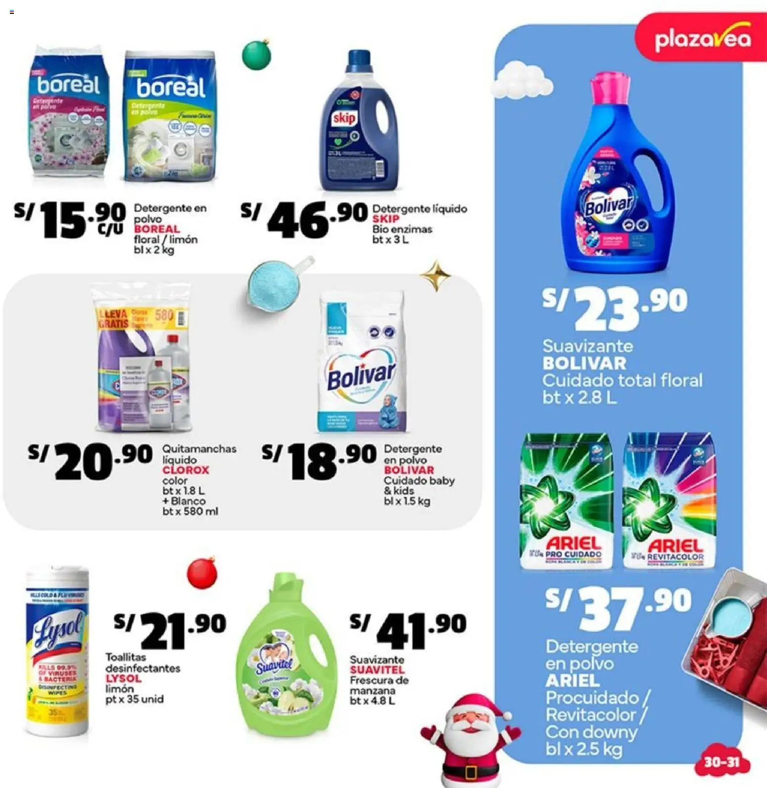 Catálogo Plaza Vea válido desde 17.11.2025 | Página: 31 | Productos: Quitamanchas, Detergente, Polvo