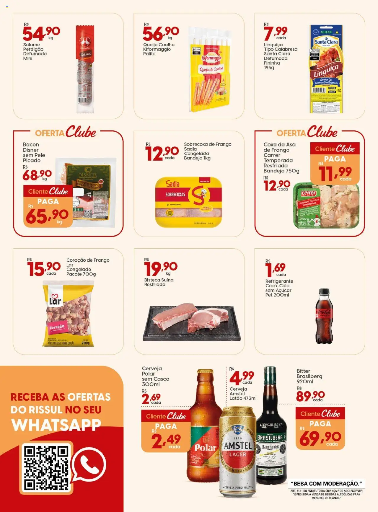 Rissul Folheto - válido de 04.09.2025 | Página: 7 | Produtos: Coração de frango, Queijo coalho, Refrigerante, Frango