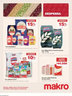 Makro - Catálogo -  Vista previa de la revista de la tienda Makro valido desde el 17.10.2025 | Página: 9 | Productos: Arroz, Banco