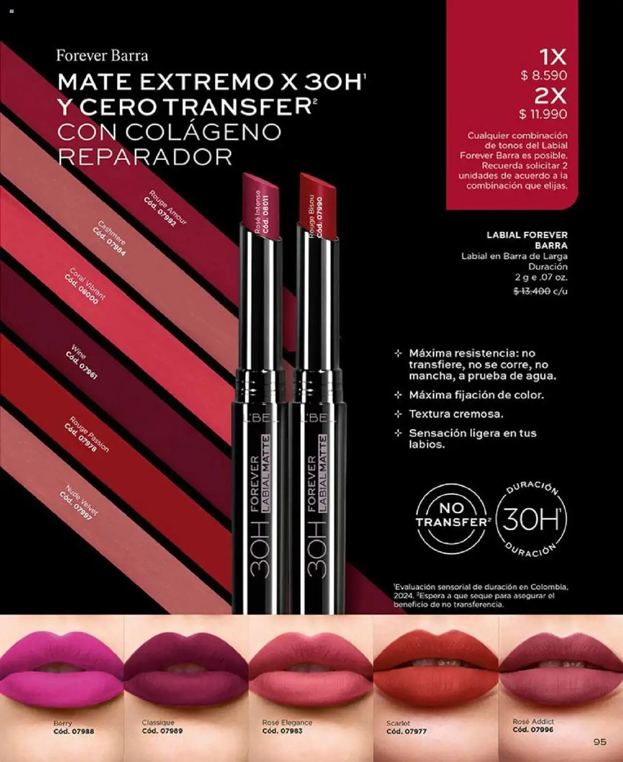 Catálogo L'Bel Campaña 17 │ válido desde el 14.10.2025 | Página: 95 | Productos: Mate, Labial