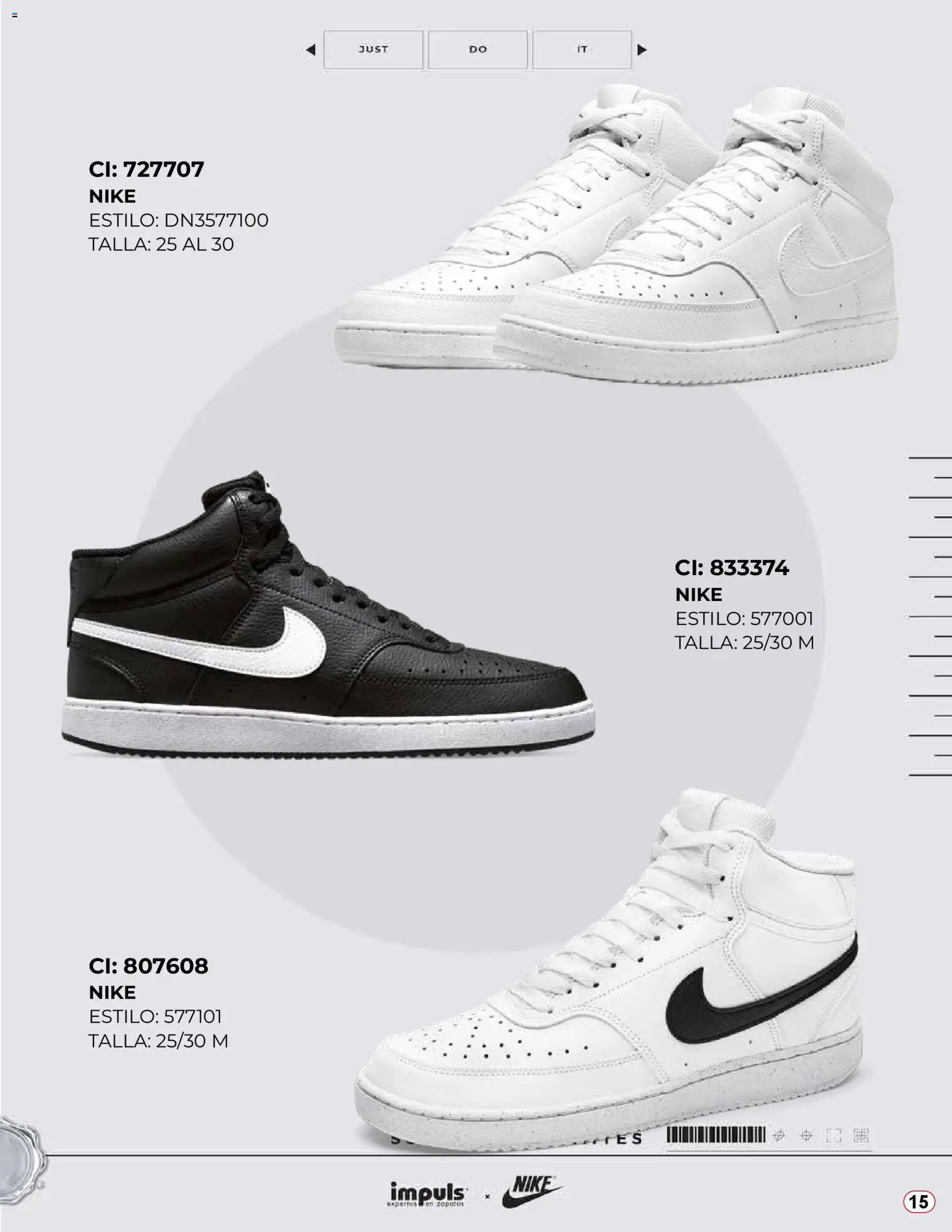 Nuevas ofertas de Impuls válidas en toda la República Mexicana desde el 04.11.2025. ¡Encuentra las mejores ofertas en Impuls catálogo De Zapatillas NIKE 2025! | Página: 15