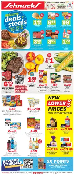 Preview of Schnucks weekly ads valid from 23.07.2025