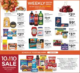 Preview of Kroger weekly ads valid from 21.01.2026 | Page: 2 | Products: Butter, Chocolate, Ketchup, Sausage