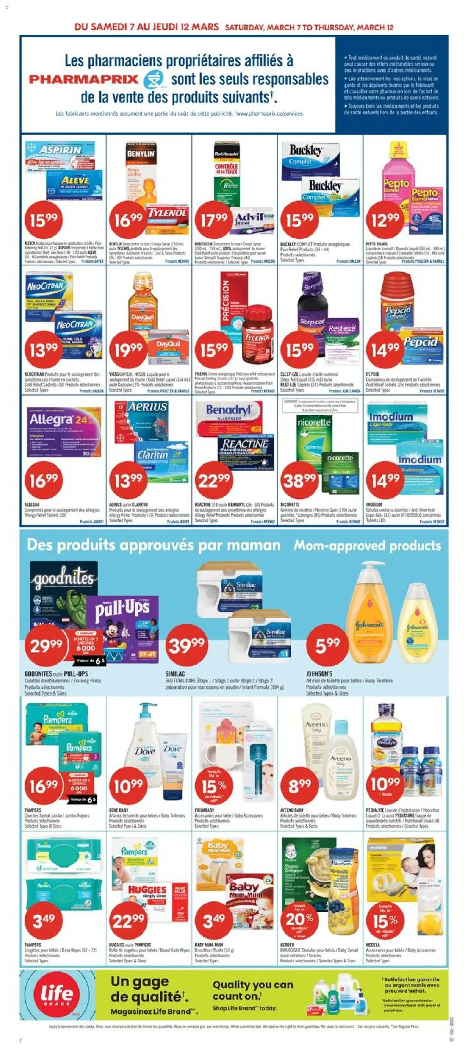 Pharmaprix flyer valid from 06.03.2026 | Page: 3 | Products: Cream, Toilette, Pants