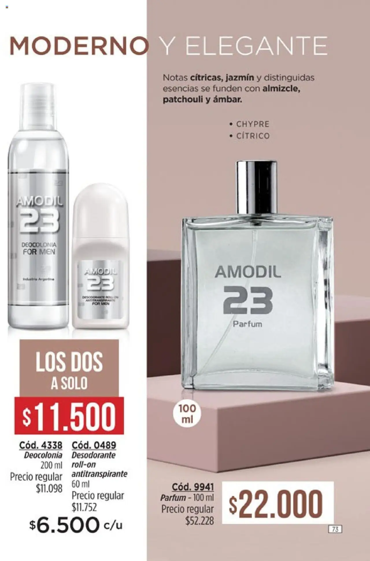 Catálogo Amodil Campaña 16 │ válido desde el 01.10.2025 | Página: 73 | Productos: Desodorante, Antitranspirante, Esencias