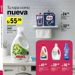 Vista previa de folleto Plaza Vea - ESPECIAL LIMPIEZA 1 de la Plaza Vea válido desde 03.11.2025 | Página: 6 | Productos: Jabón, Detergente, Ropa